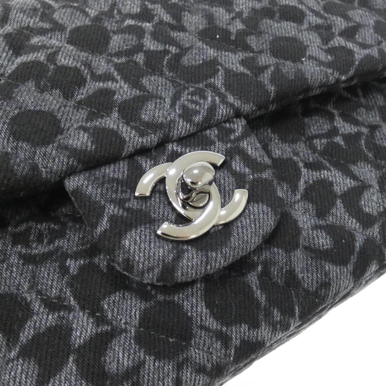 CHANEL Matelasse 1112 Shoulder Denim Black Denim Rank A - Thumbnail 4