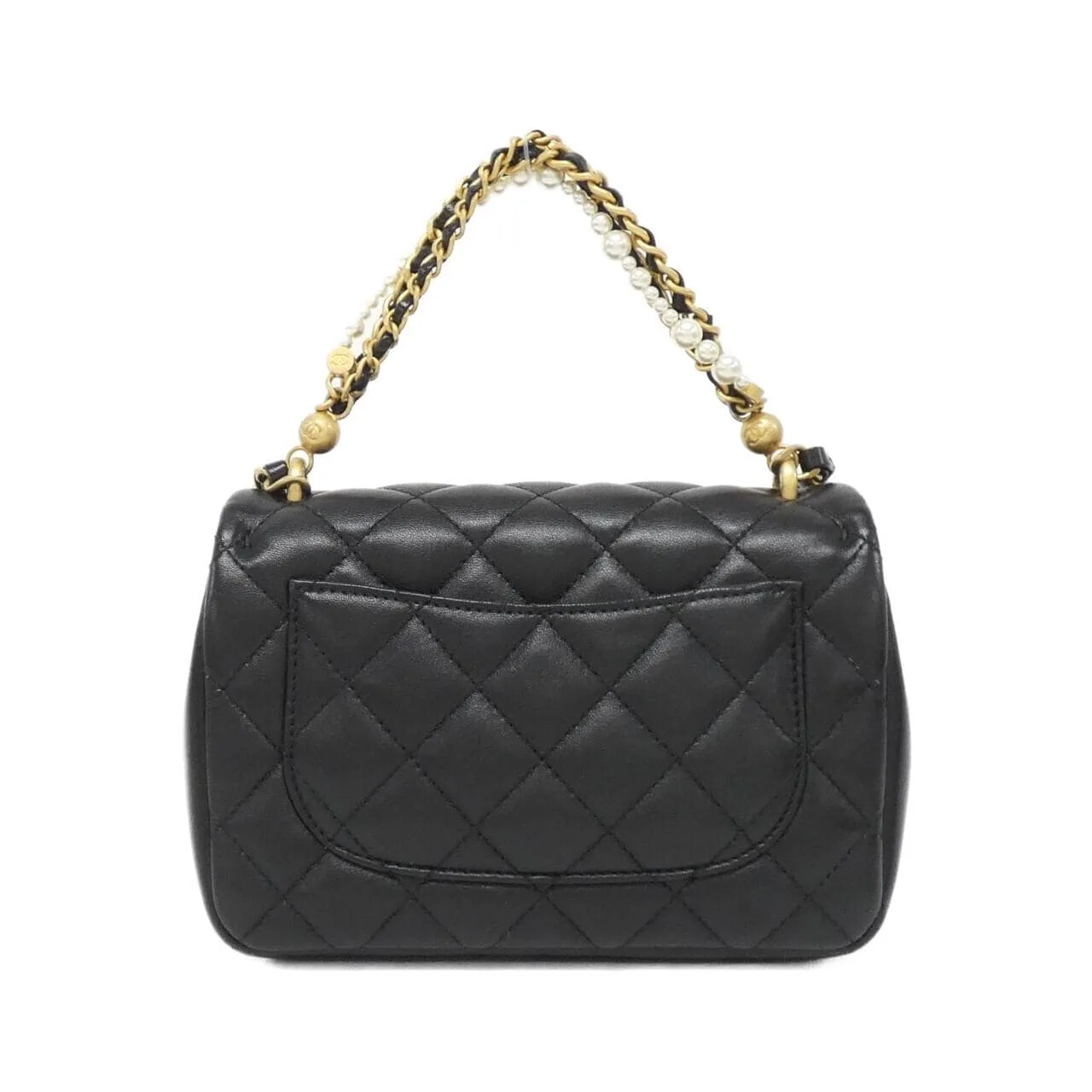 CHANEL AS4385 Handbag Lambskin Black Lambskin Rank A - Thumbnail 2
