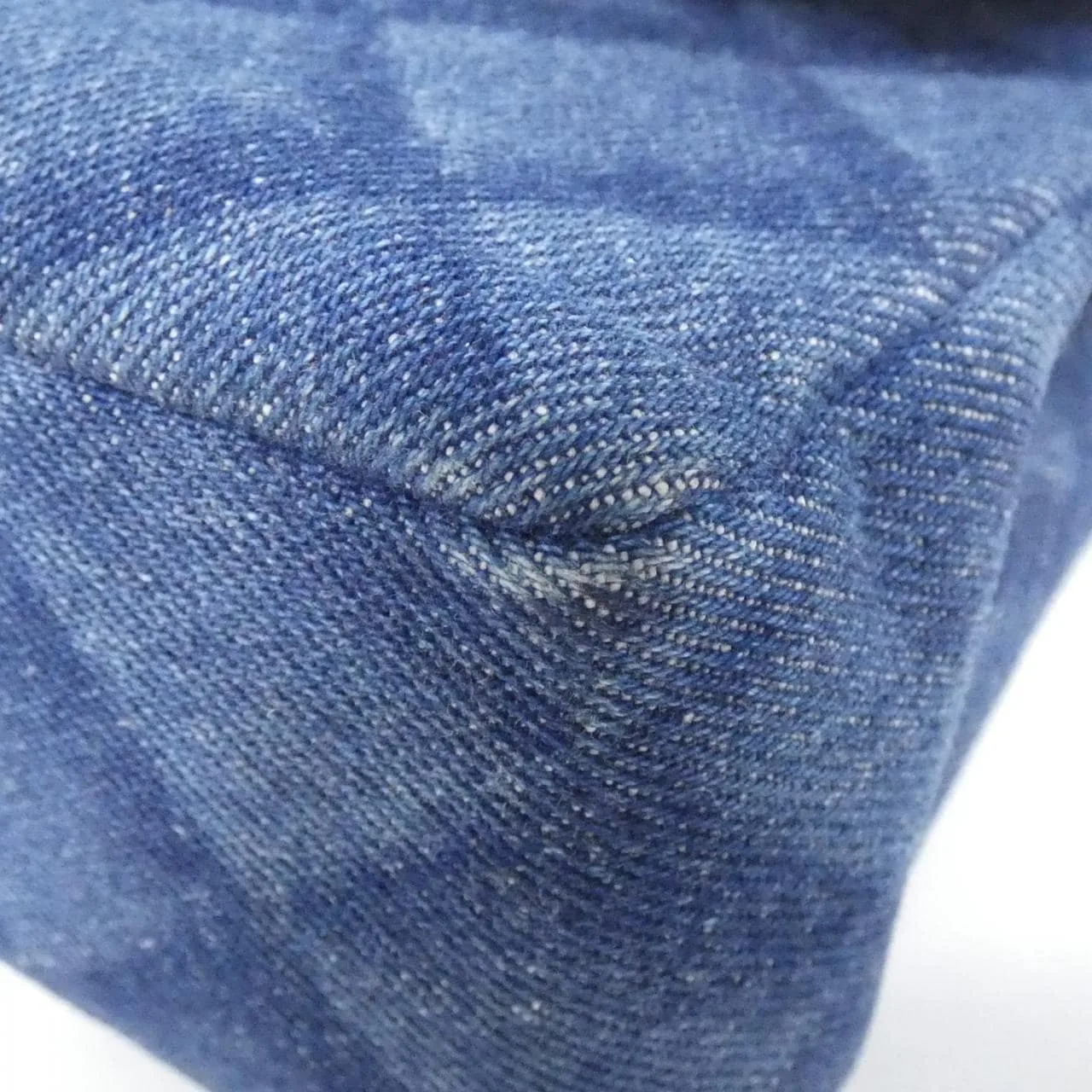 CHANEL Matelasse 1113 Shoulder Denim 藍色 牛仔布 中古品A - 縮圖 3