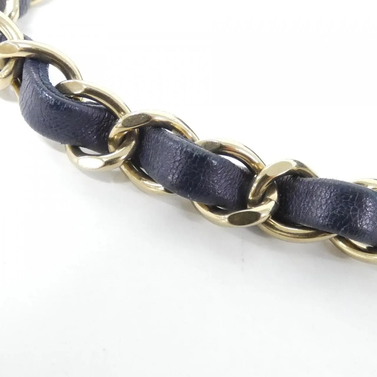 CHANEL Matelasse 1113 Shoulder Denim 藍色 牛仔布 中古品A - 縮圖 5