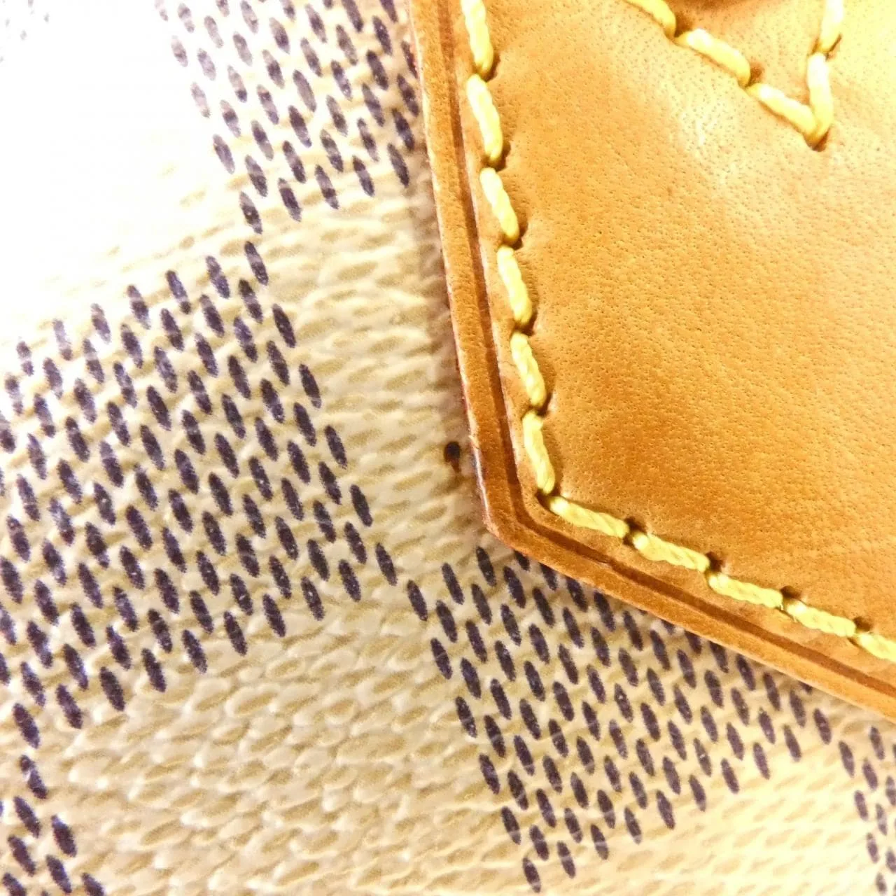 LOUIS VUITTON N51186 Handbag Damier 黑色 Damier 中古品B - 縮圖 4