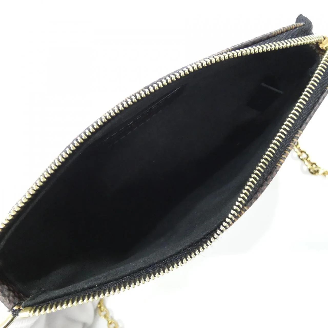 LOUIS VUITTON Pochette N63176 Pochette Damier Black Damier Rank A - Thumbnail 5