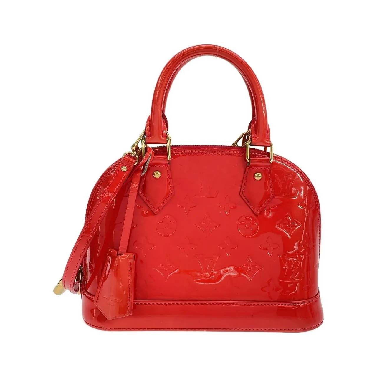 LOUIS VUITTON Alma M91698 Handbag Vernis
