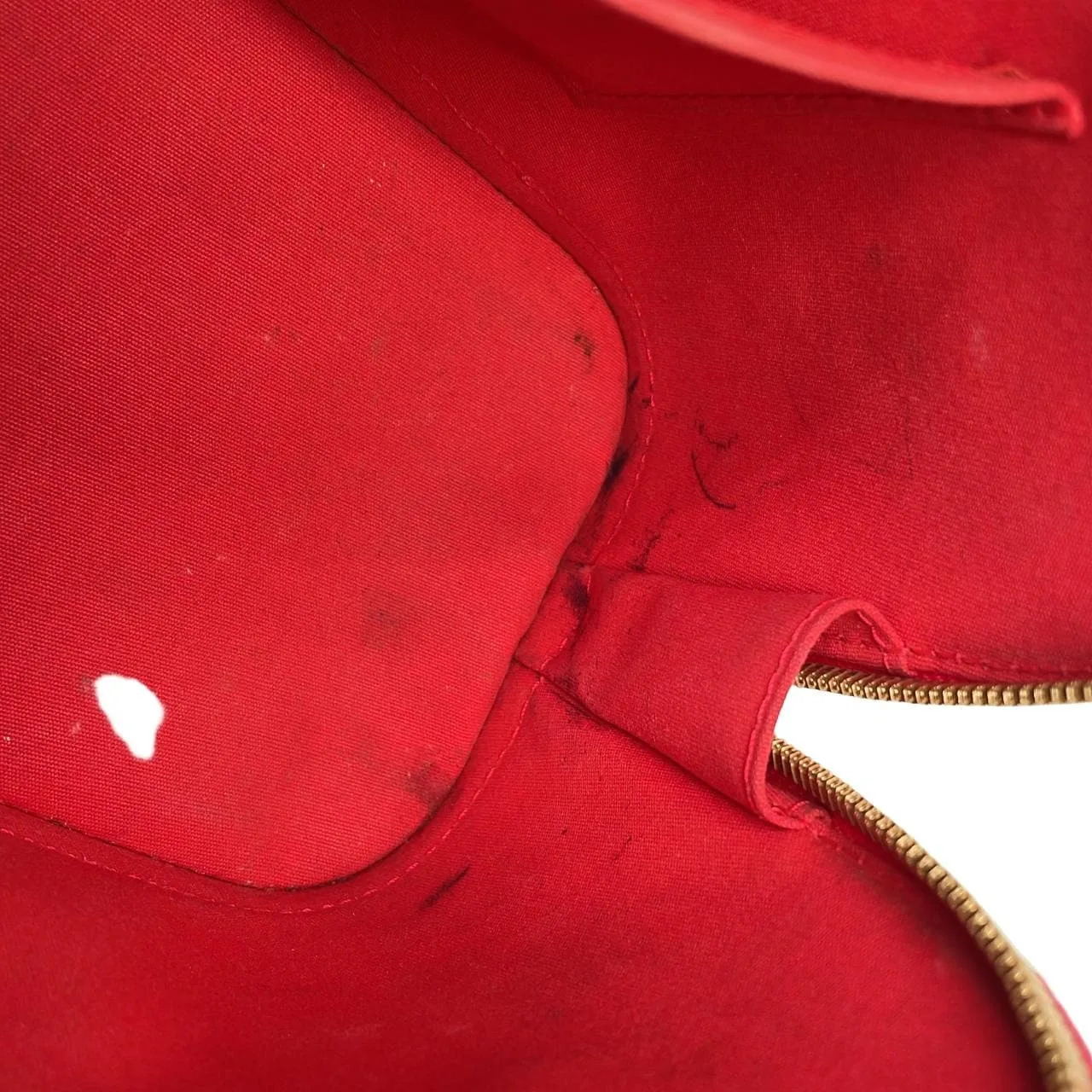 LOUIS VUITTON Alma M91698 Handbag Vernis Rouge Vernis Rank A - Thumbnail 9