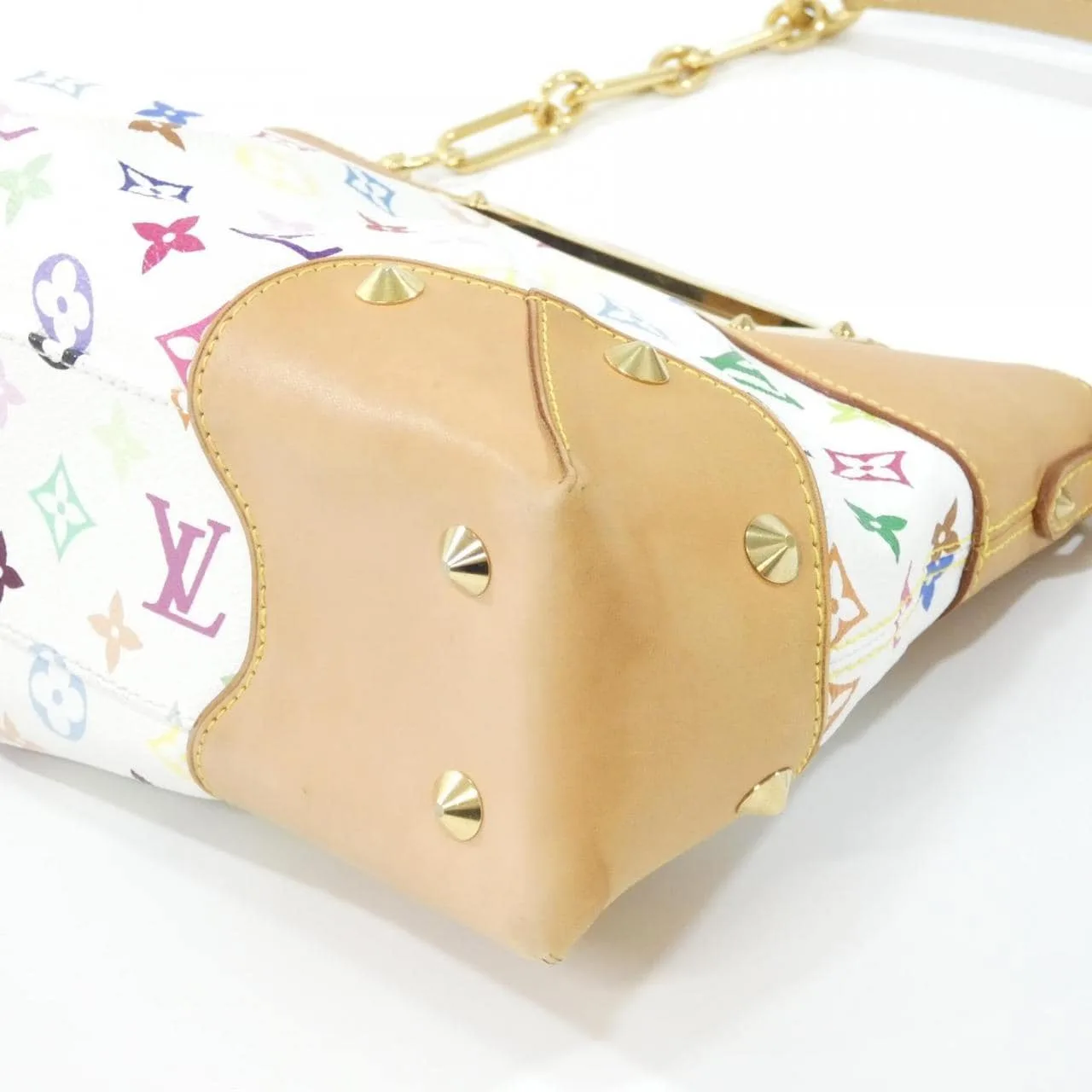 LOUIS VUITTON M40255 Handbag Canvas Multicolor 帆布 中古品B - 縮圖 2