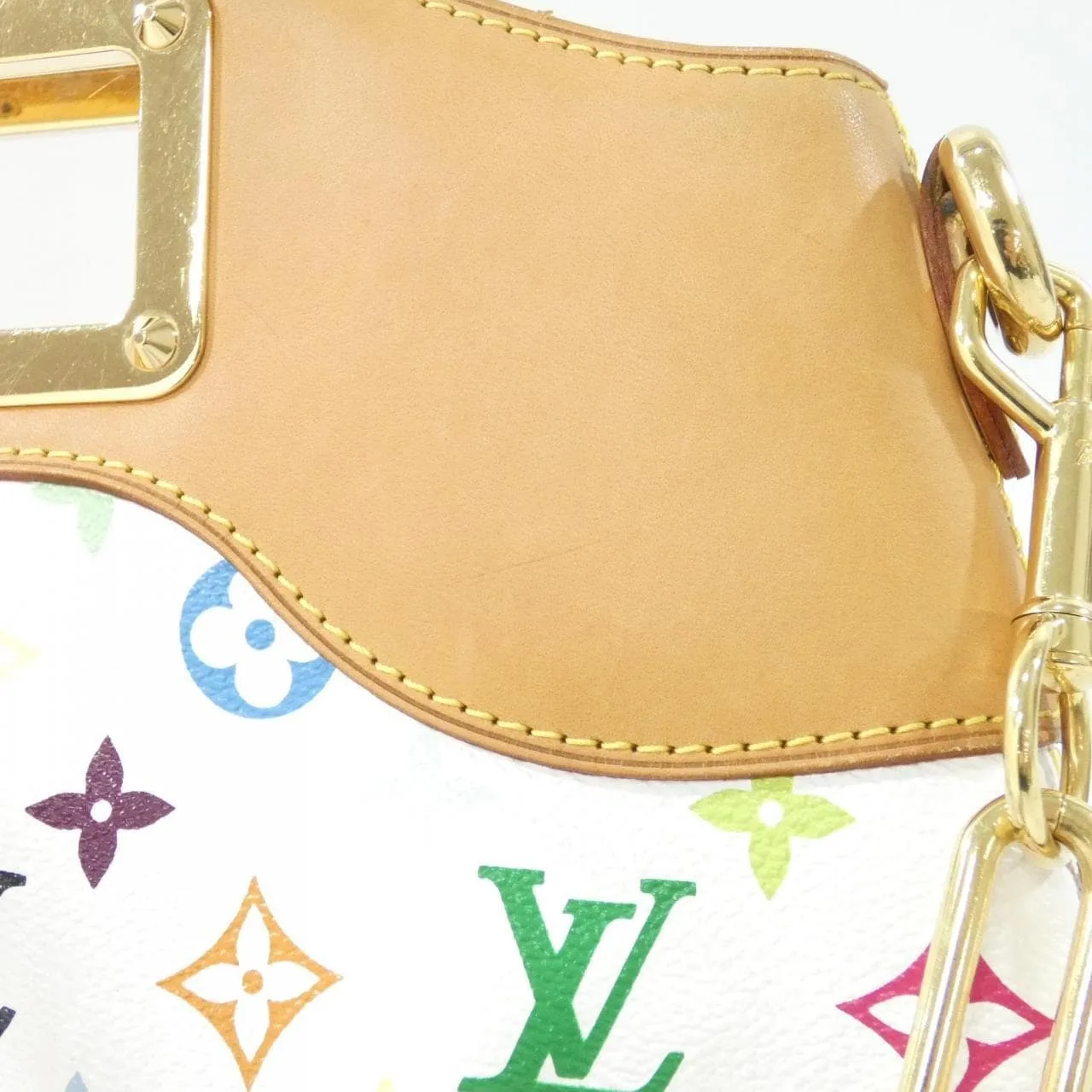 LOUIS VUITTON M40255 Handbag Canvas Multicolor 帆布 中古品B - 縮圖 4