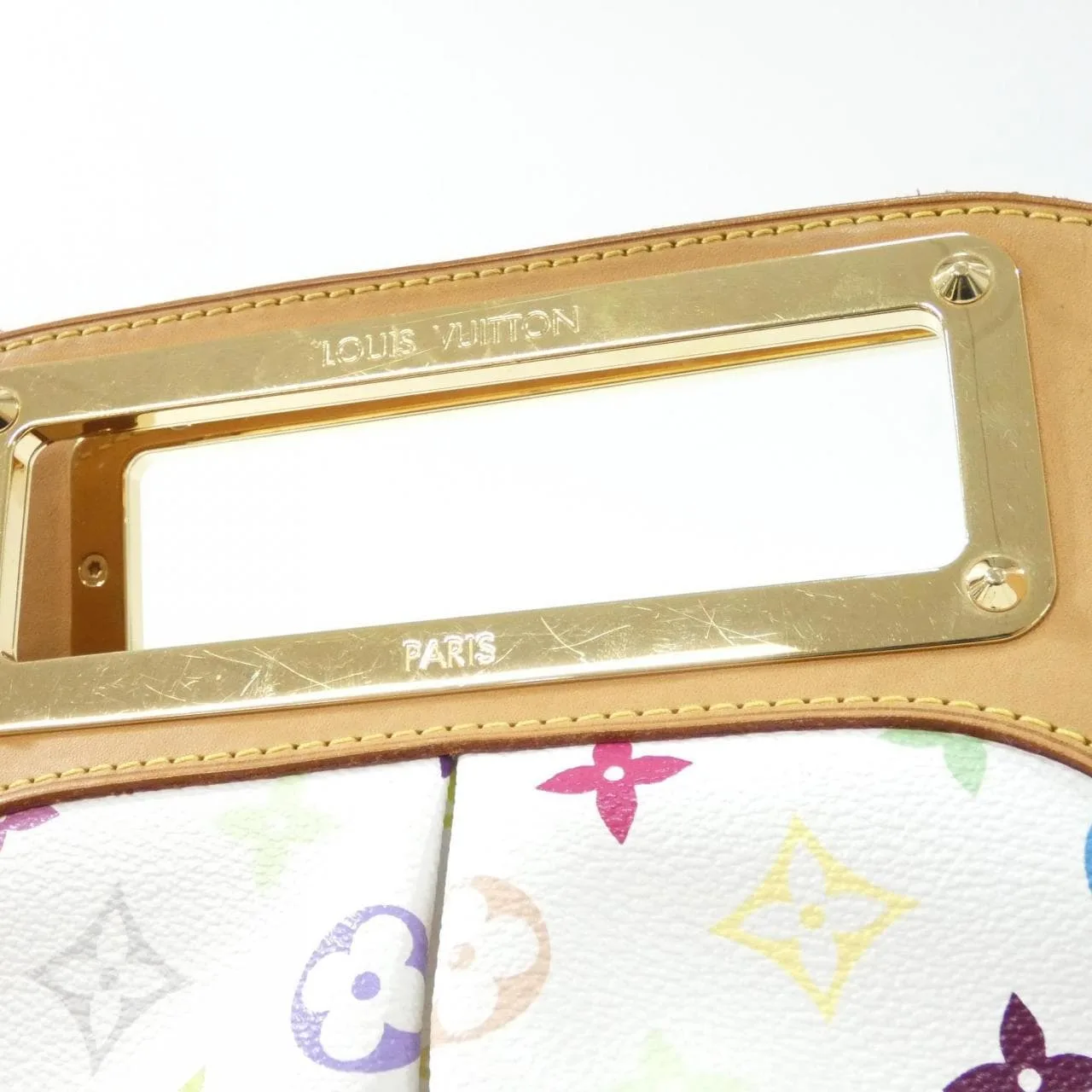 LOUIS VUITTON M40255 Handbag Canvas Multicolor 帆布 中古品B - 縮圖 5