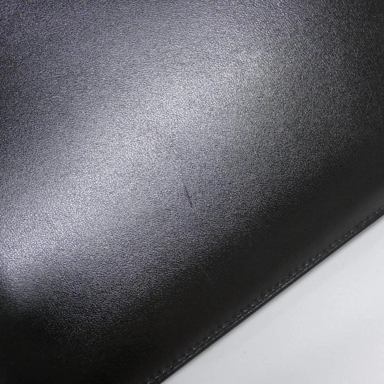 HERMES Constance Shoulder Box Calf Black Box Calf Leather Rank A - Thumbnail 5