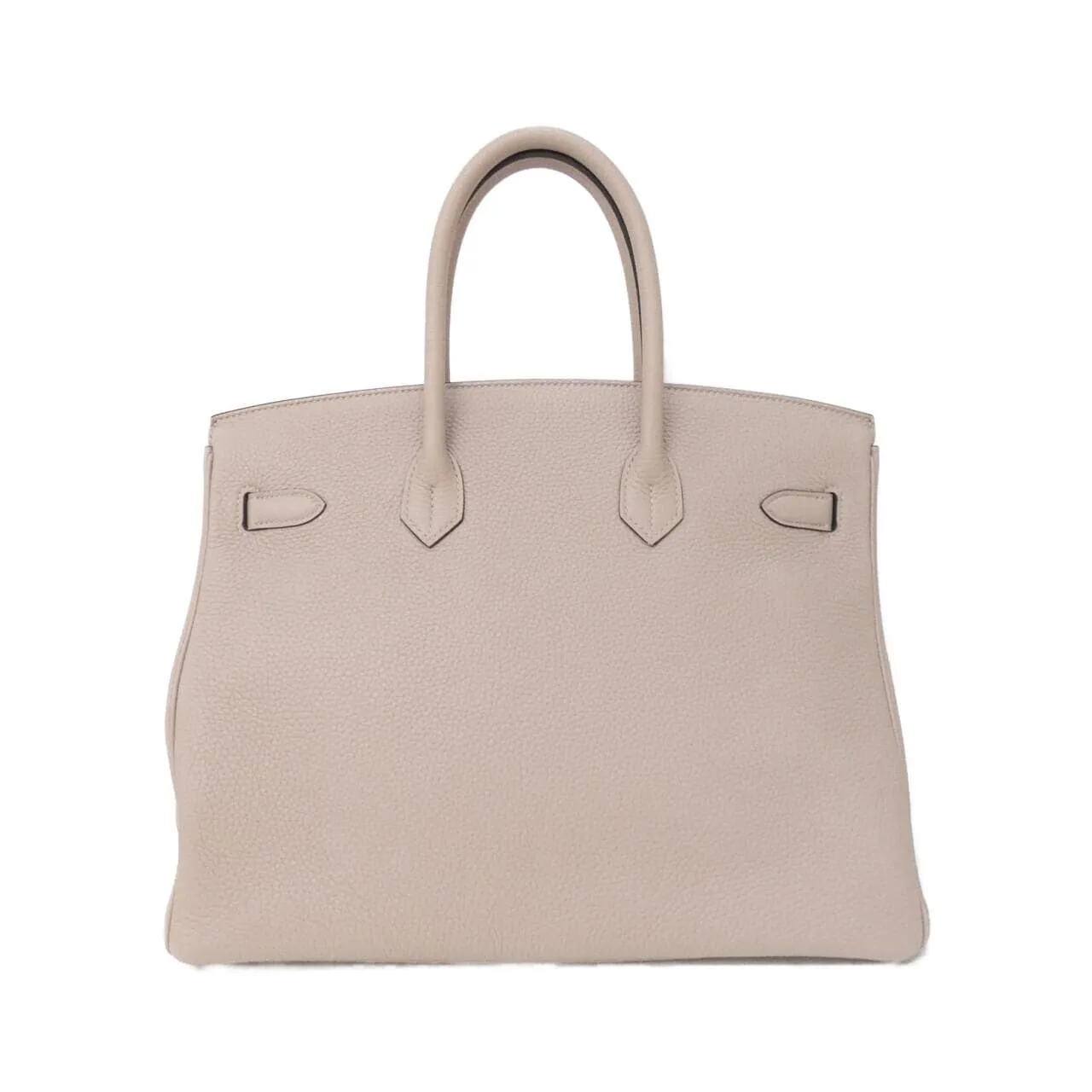 HERMES Birkin 028496CK Handbag Clemence Black Clemence Leather Rank A - Thumbnail 2