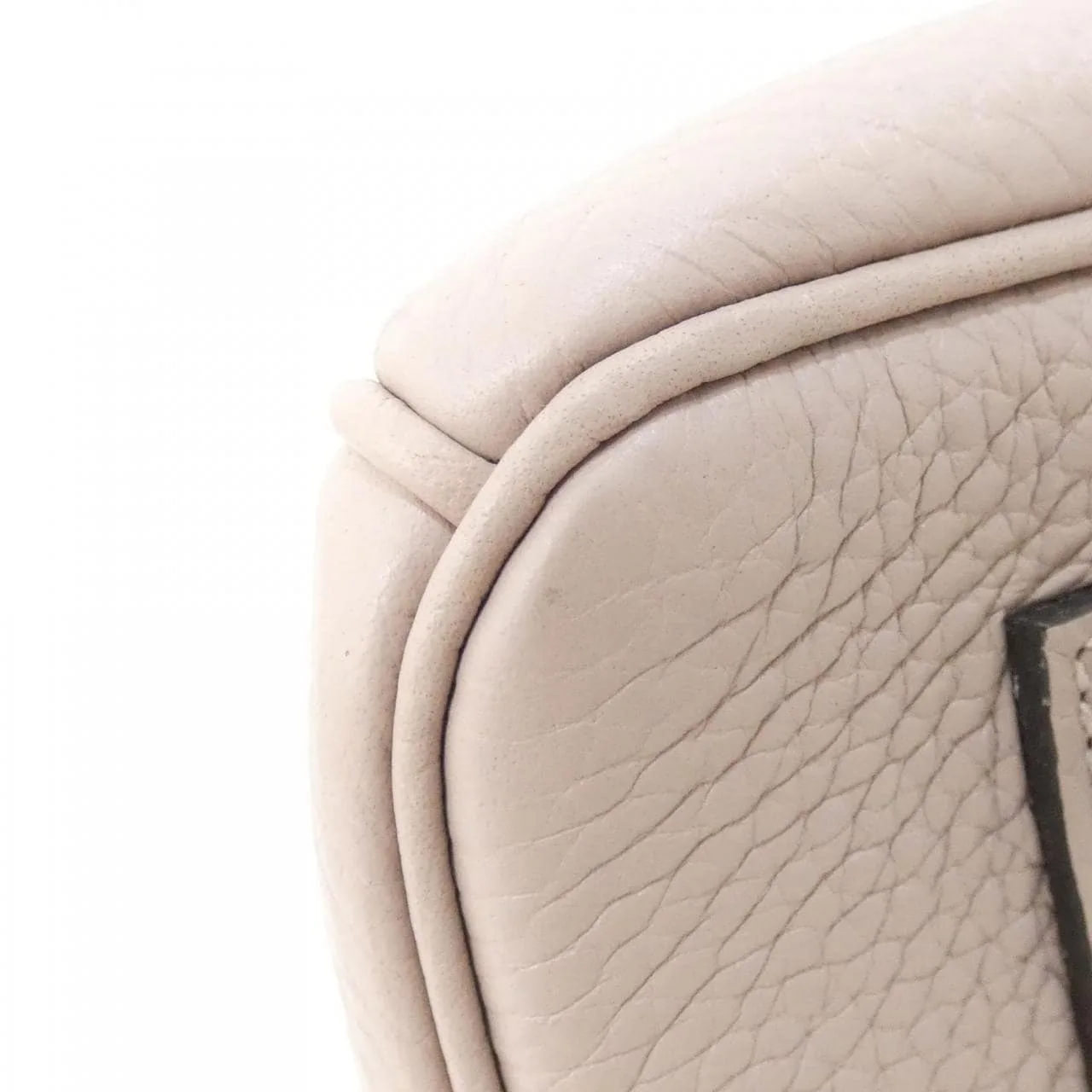 HERMES Birkin 028496CK Handbag Clemence Black Clemence Leather Rank A - Thumbnail 3