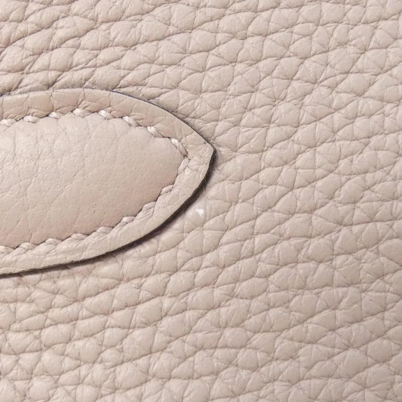 HERMES Birkin 028496CK Handbag Clemence Black Clemence Leather Rank A - Thumbnail 4