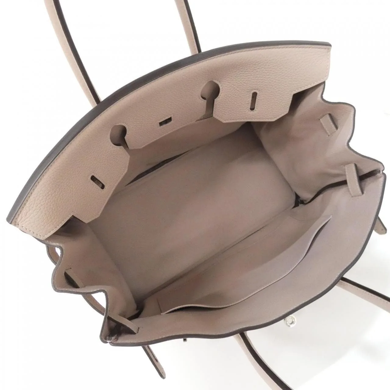 HERMES Birkin 028496CK Handbag Clemence Black Clemence Leather Rank A - Thumbnail 7