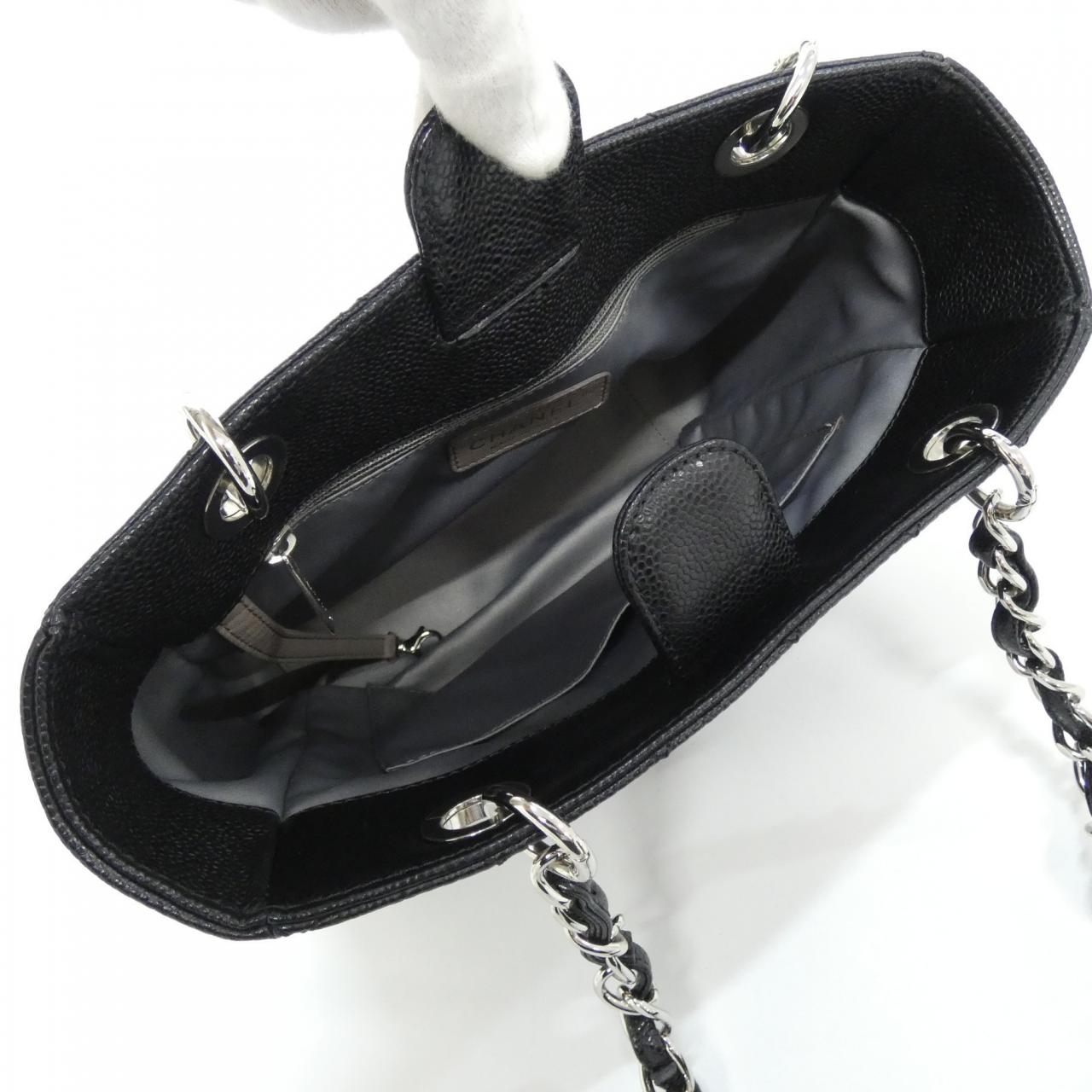 CHANEL Matelasse 50994 Shoulder Bag Grained Calfskin Black Grained Calfskin - Thumbnail 6