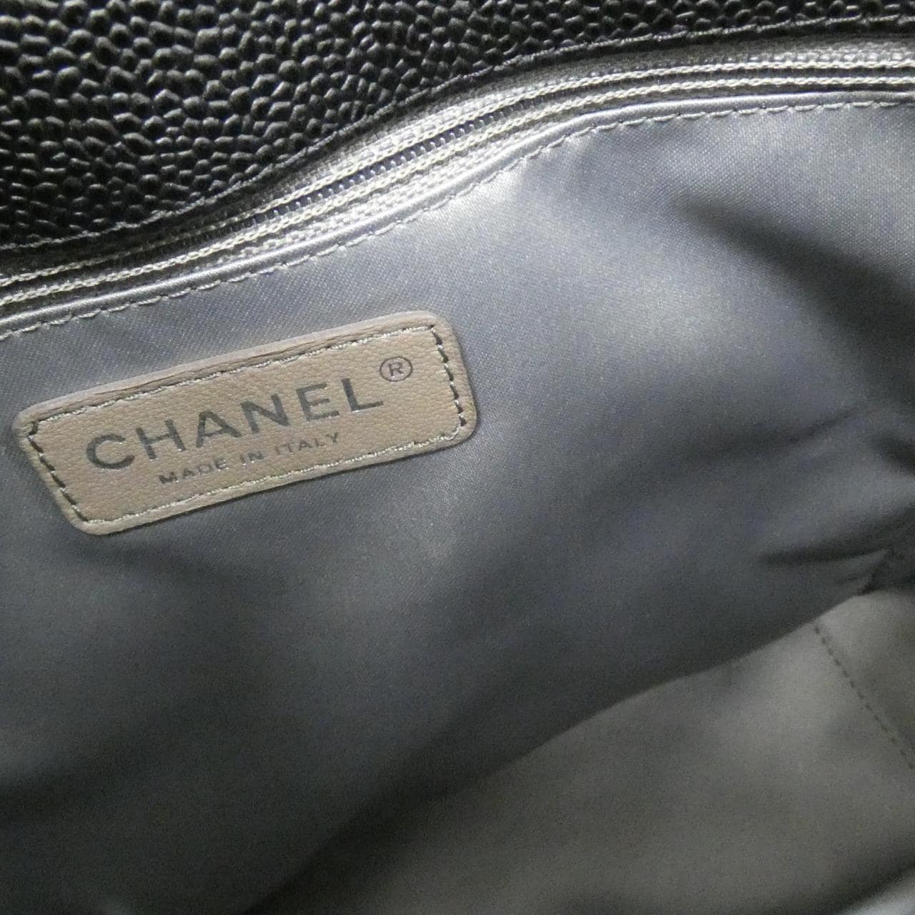 CHANEL Matelasse 50994 Shoulder Bag Grained Calfskin Black Grained Calfskin - Thumbnail 7