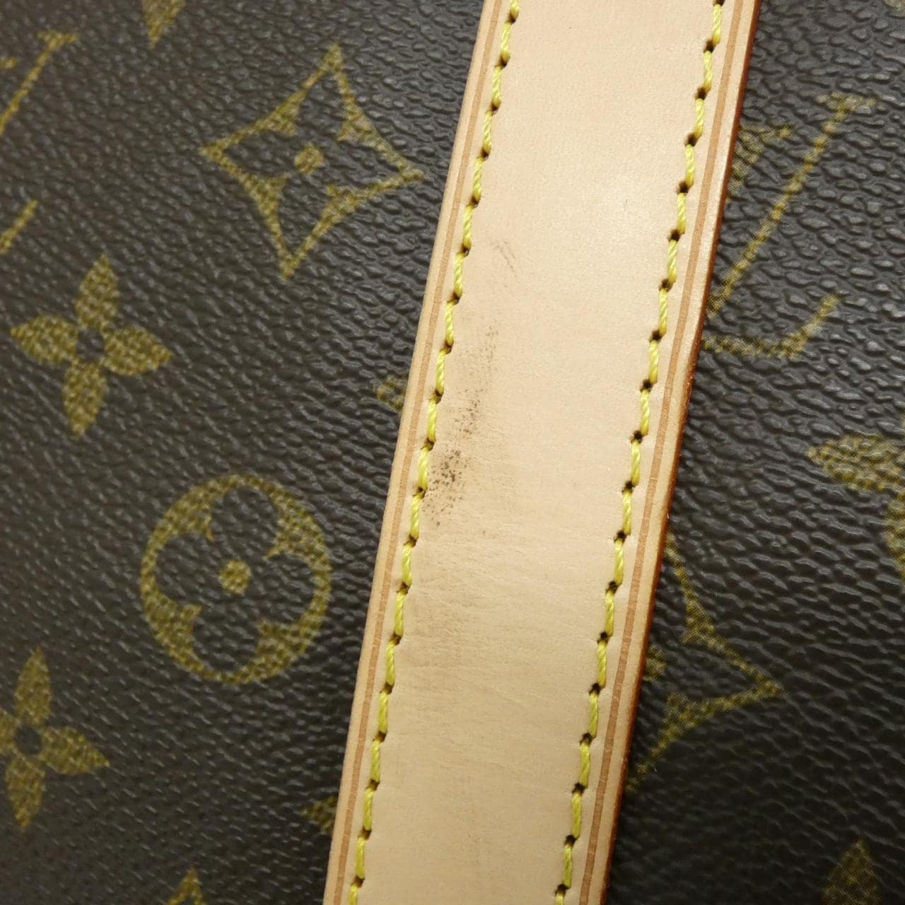 LOUIS VUITTON Keepall M41424 Boston Bag Monogram 黑色 Monogram 中古品A - 縮圖 3