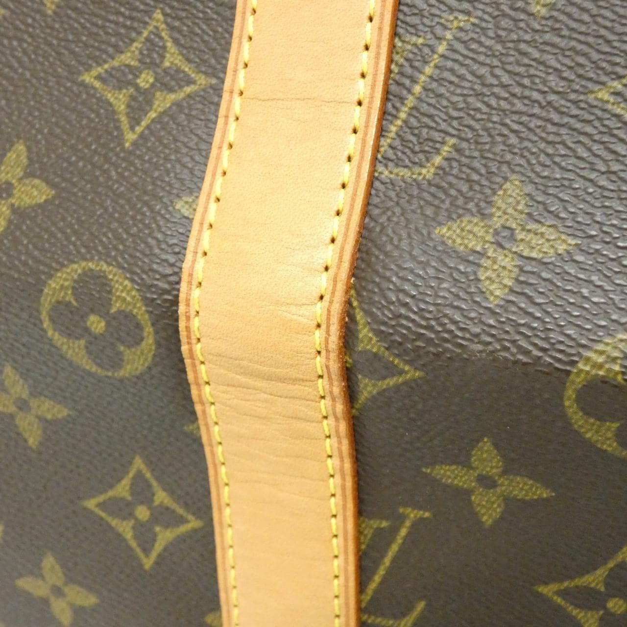 LOUIS VUITTON Keepall M41424 Boston Bag Monogram Black Monogram - Thumbnail 4