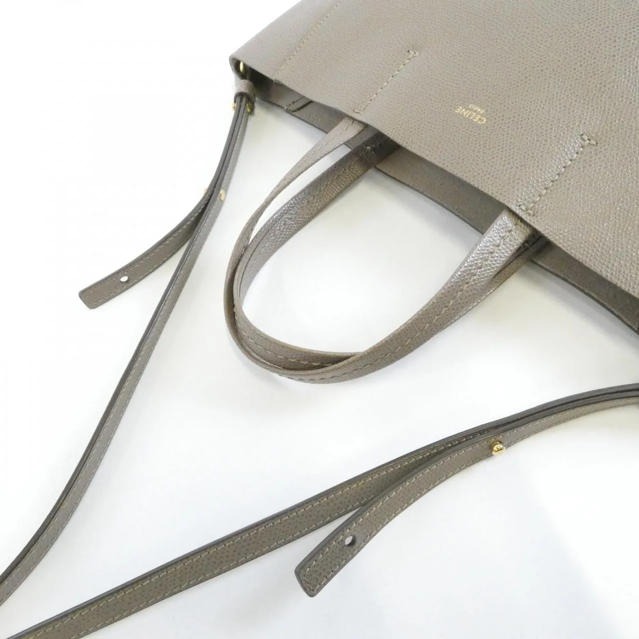 CELINE Cabas 189813XBA Handbag 黑色 中古品A - 縮圖 4