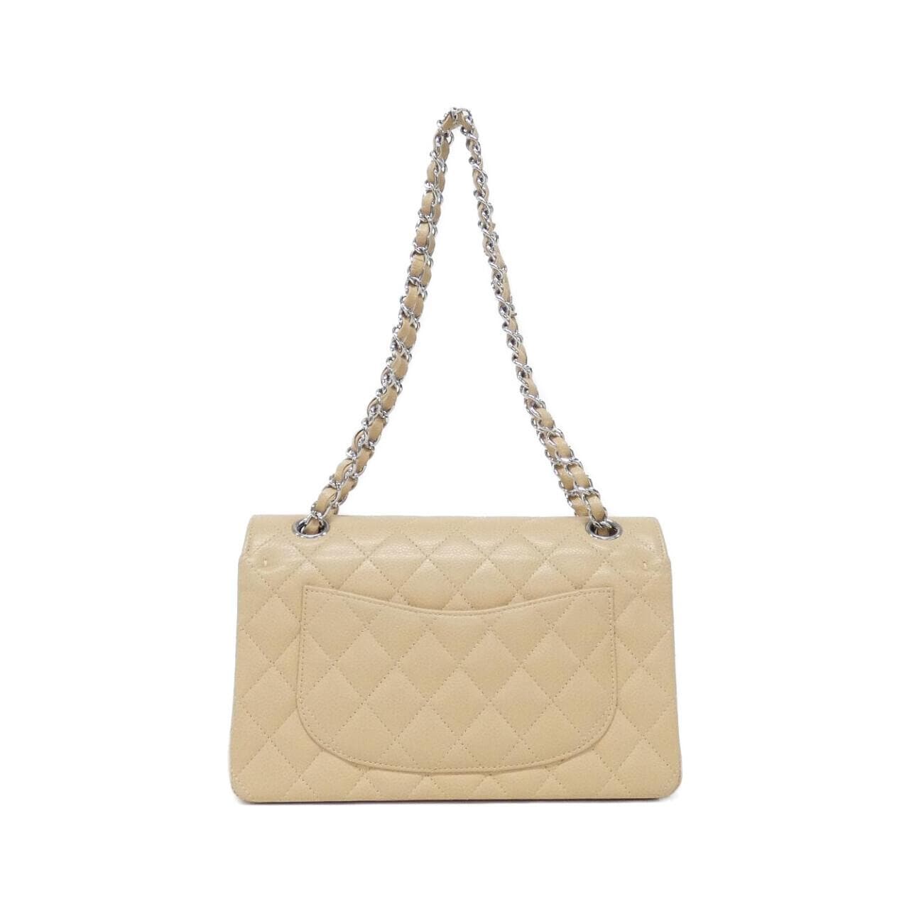 CHANEL Matelasse 1113 Shoulder Grained Calfskin Beige Grained Calfskin - Thumbnail 2