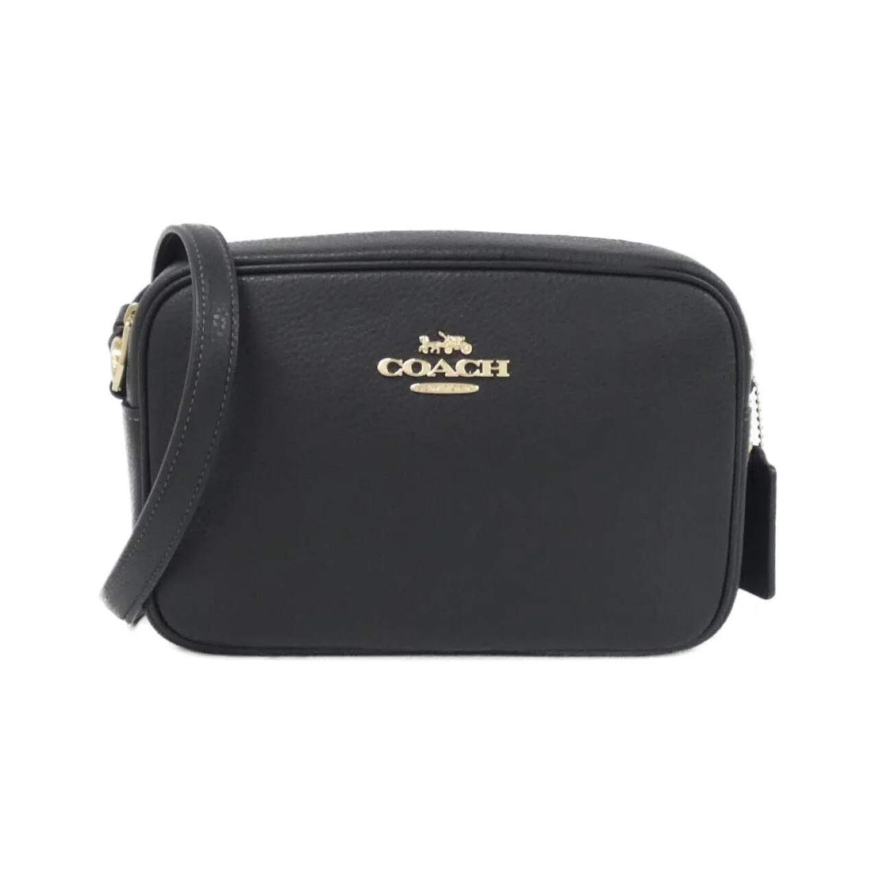 COACH CR110 Shoulder Leather Black
