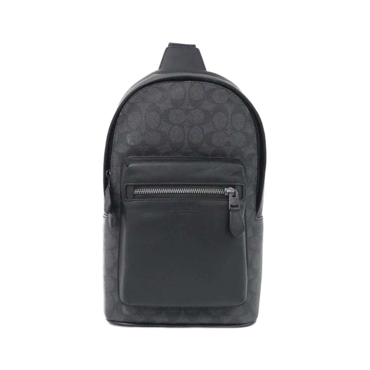 COACH CV924 Handbag Canvas Black