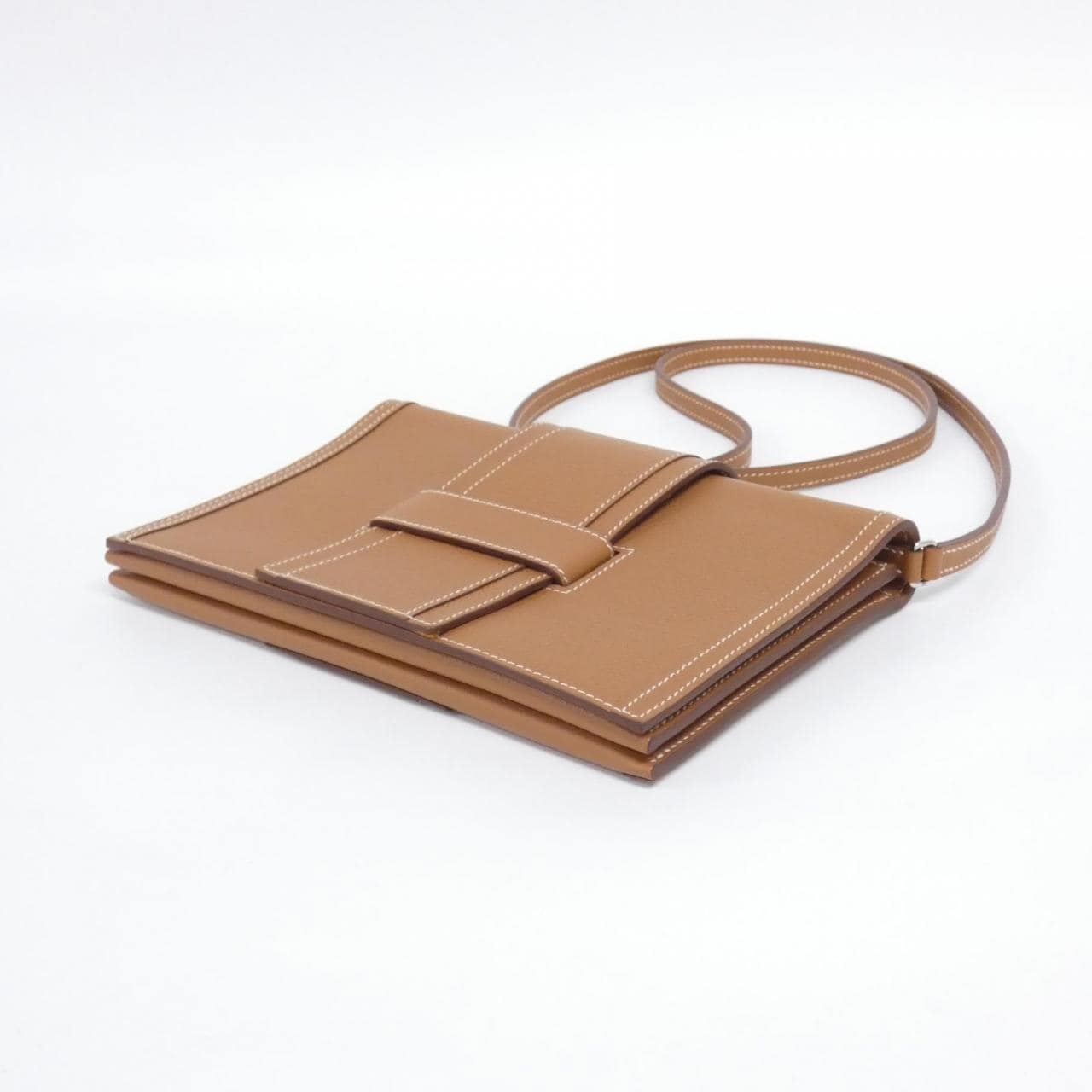 HERMES HERMÈS 082031CK Shoulder Bag 金色 中古品A - 縮圖 3