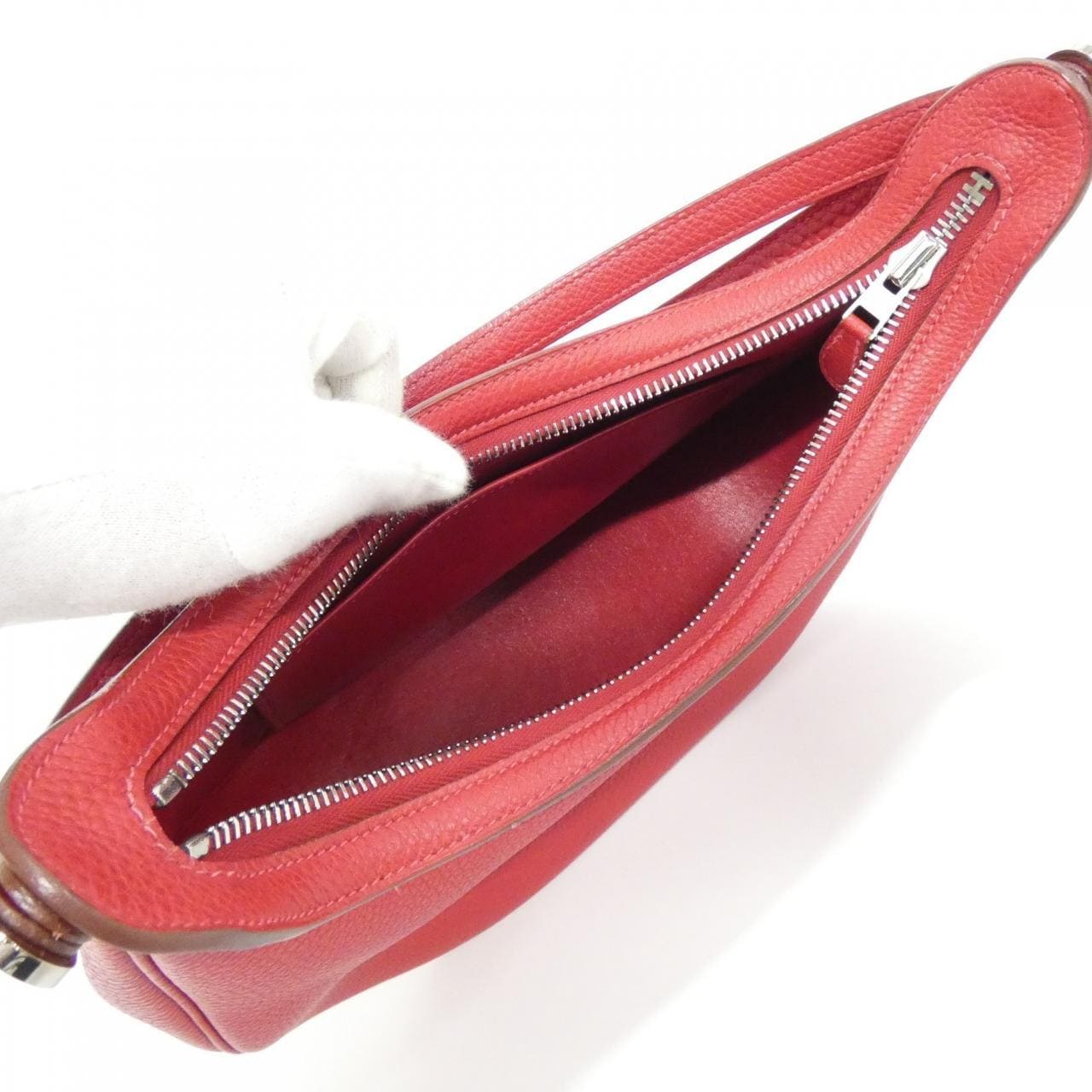 HERMES HERMÈS 037624CK Bag Togo Black Togo Leather - Thumbnail 5