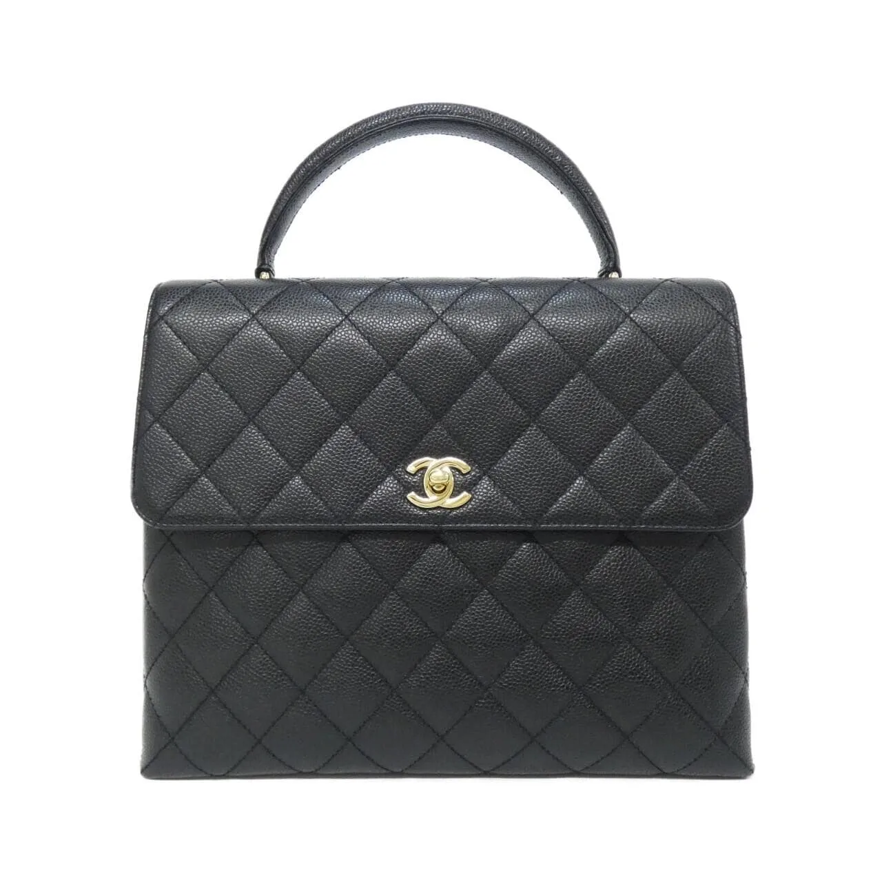 CHANEL Matelasse 12397 Handbag Grained Calfskin