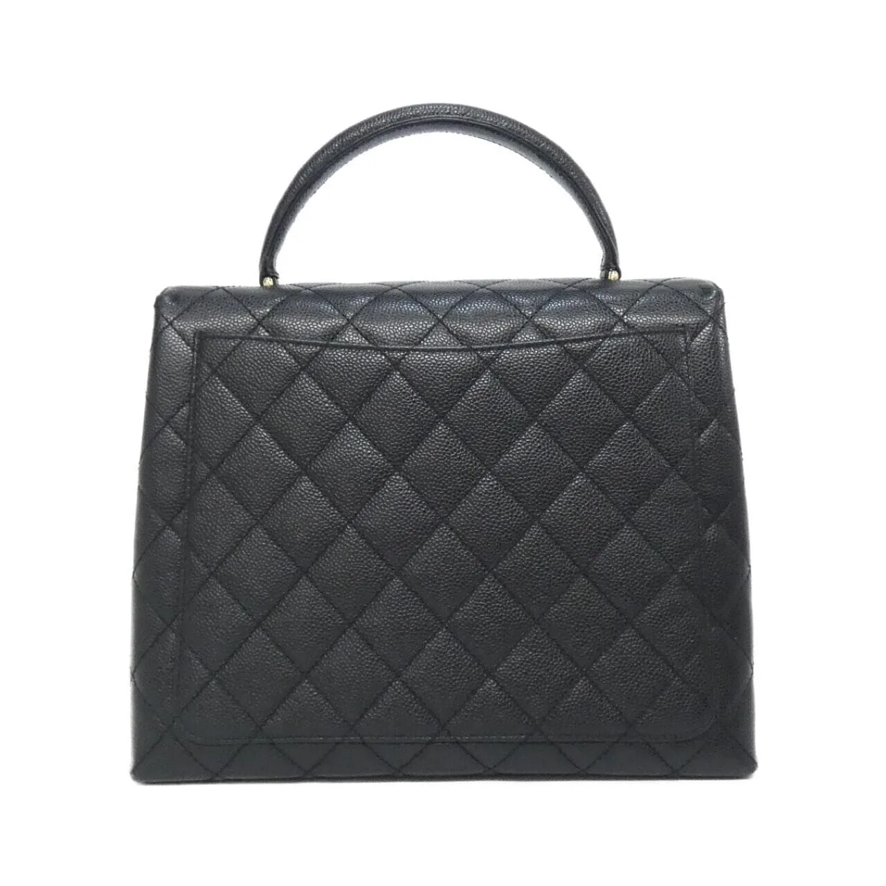 CHANEL Matelasse 12397 Handbag Grained Calfskin Black Grained Calfskin Rank A - Thumbnail 2