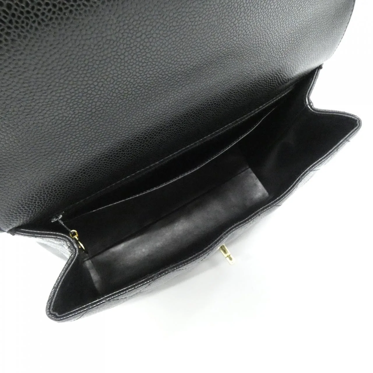 CHANEL Matelasse 12397 Handbag Grained Calfskin Black Grained Calfskin Rank A - Thumbnail 7