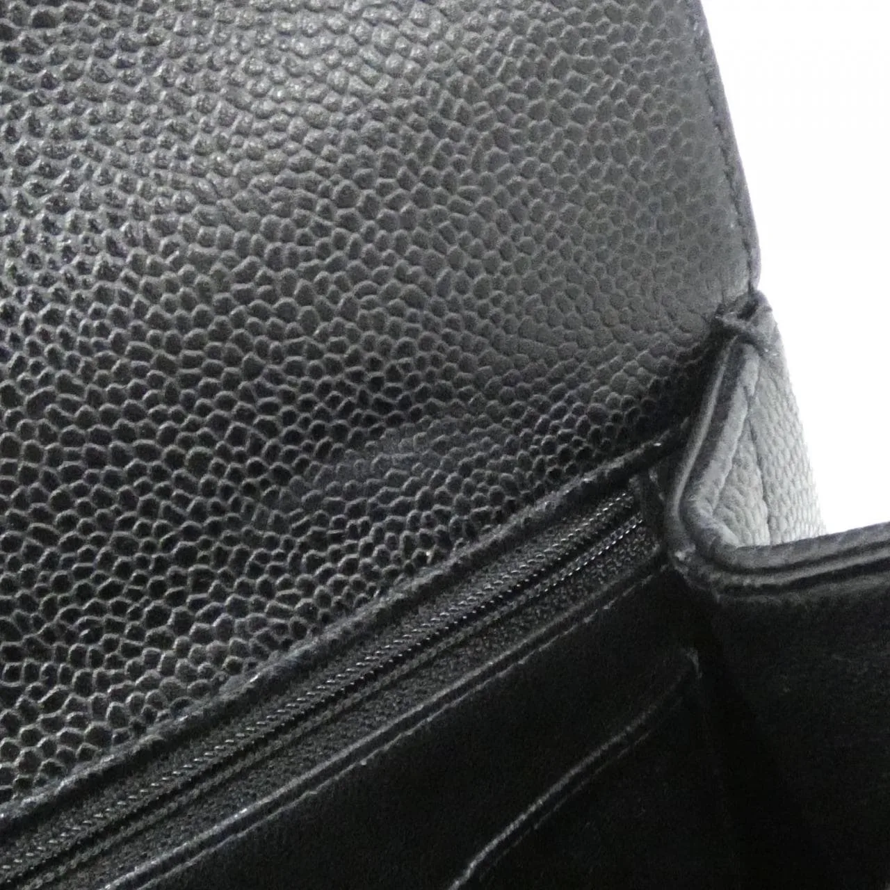 CHANEL Matelasse 12397 Handbag Grained Calfskin Black Grained Calfskin Rank A - Thumbnail 8