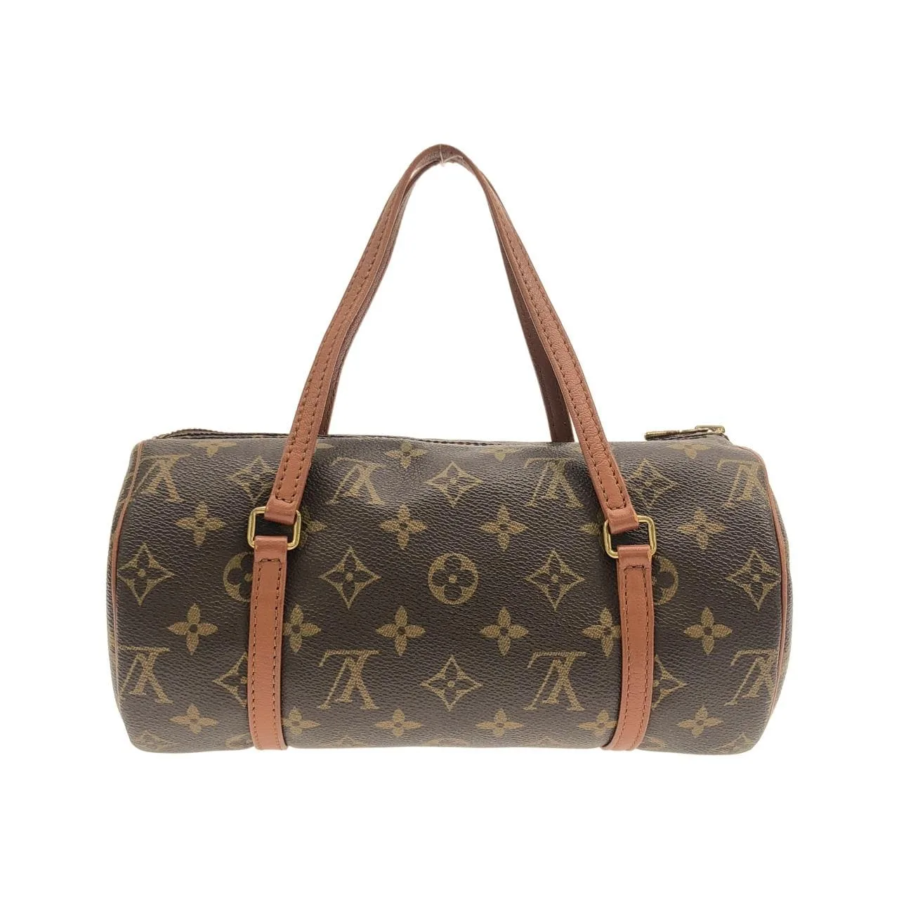 LOUIS VUITTON Papillon M51366 Handbag Monogram 黑色 Monogram 中古品B - 縮圖 2