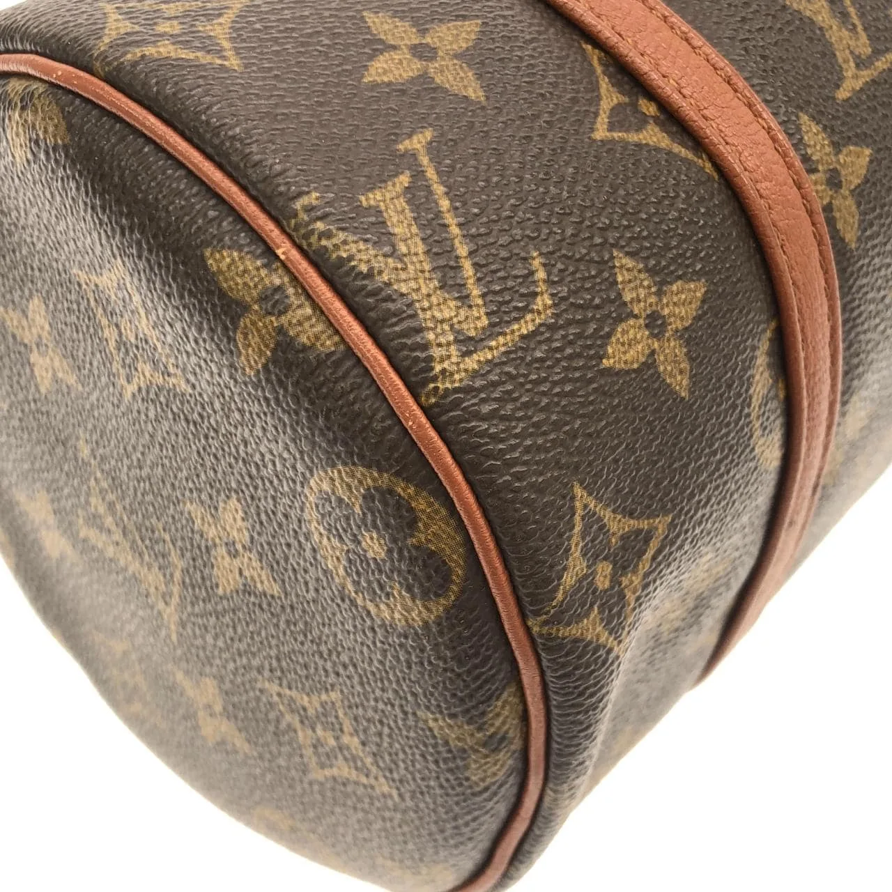 LOUIS VUITTON Papillon M51366 Handbag Monogram 黑色 Monogram 中古品B - 縮圖 3
