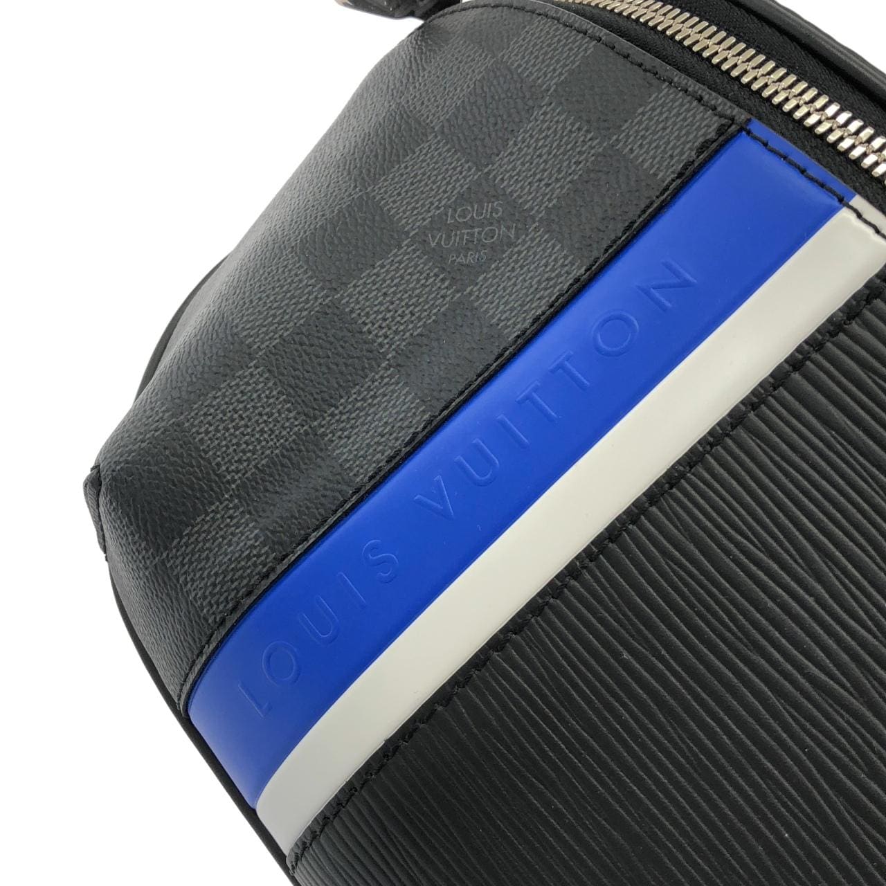 LOUIS VUITTON Bum Bag M56610 Shoulder Bag Damier 黑色 Damier 中古品A - 縮圖 4