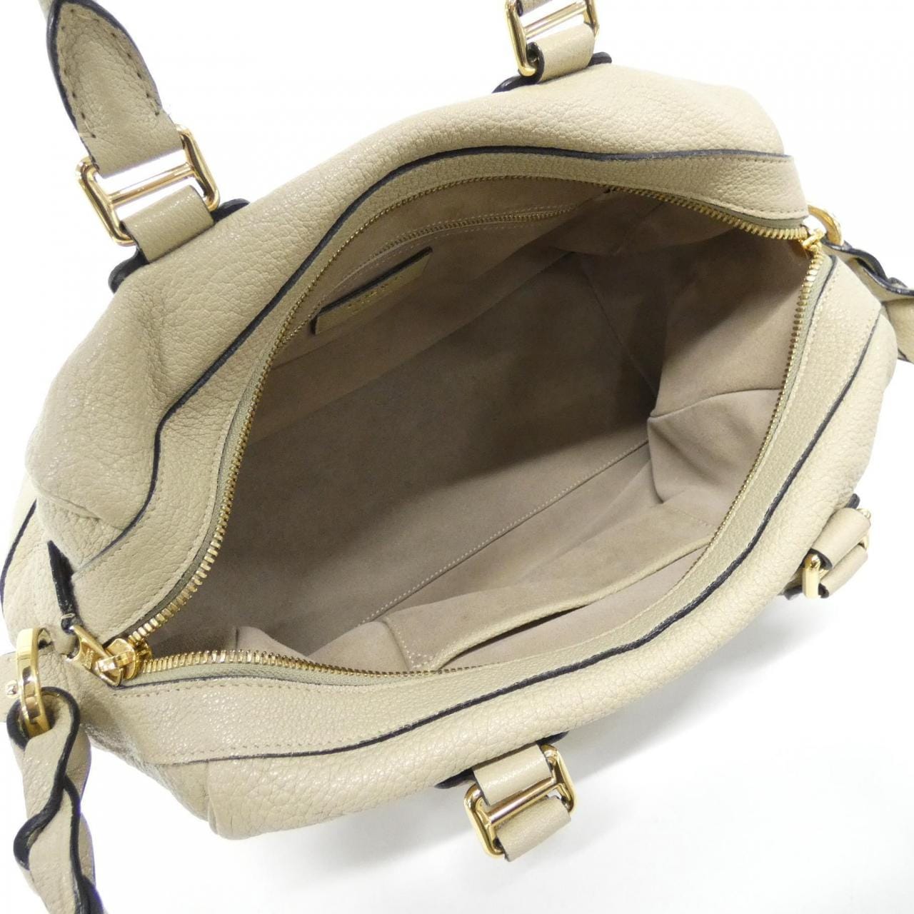 LOEWE Paseo 384 04CG41 Bag Beige - Thumbnail 8