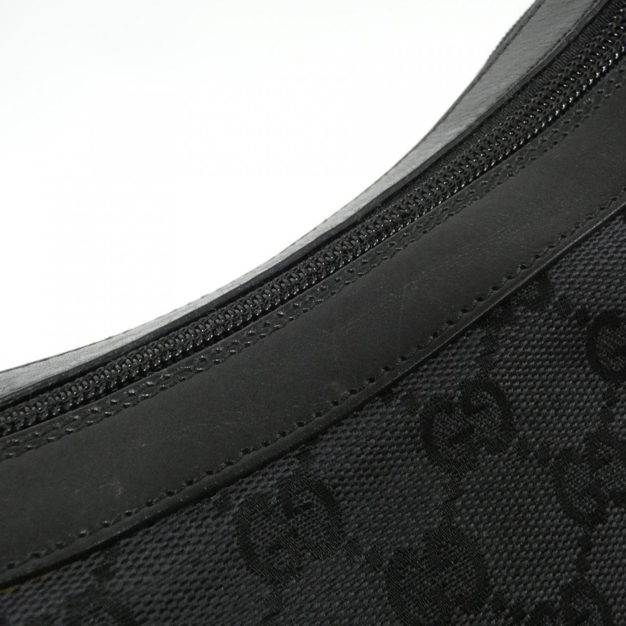 GUCCI 000 0531 Shoulder Bag Canvas Black Canvas Rank B - Thumbnail 4