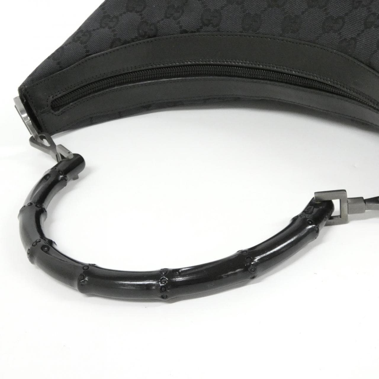 GUCCI 000 0531 Shoulder Bag Canvas Black Canvas Rank B - Thumbnail 7