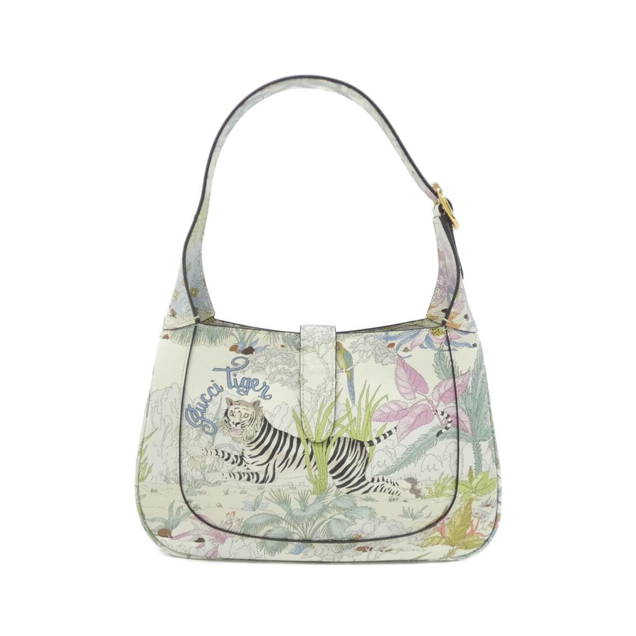 GUCCI Jackie 636709 UTIAC Shoulder Bag Leather Black Leather Rank A - Thumbnail 2