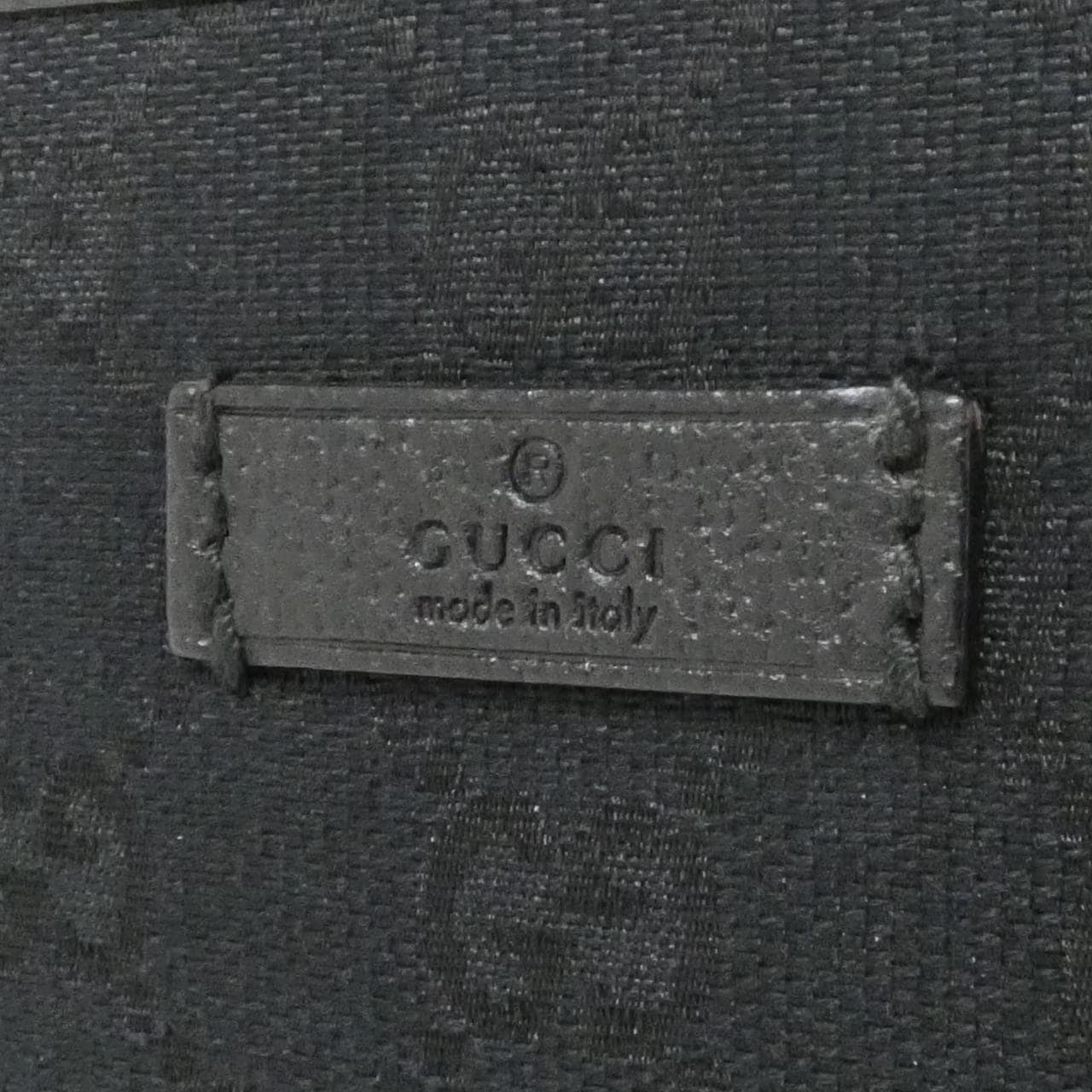 GUCCI 122793 Shoulder Bag Canvas 黑色 帆布 中古品B - 縮圖 4