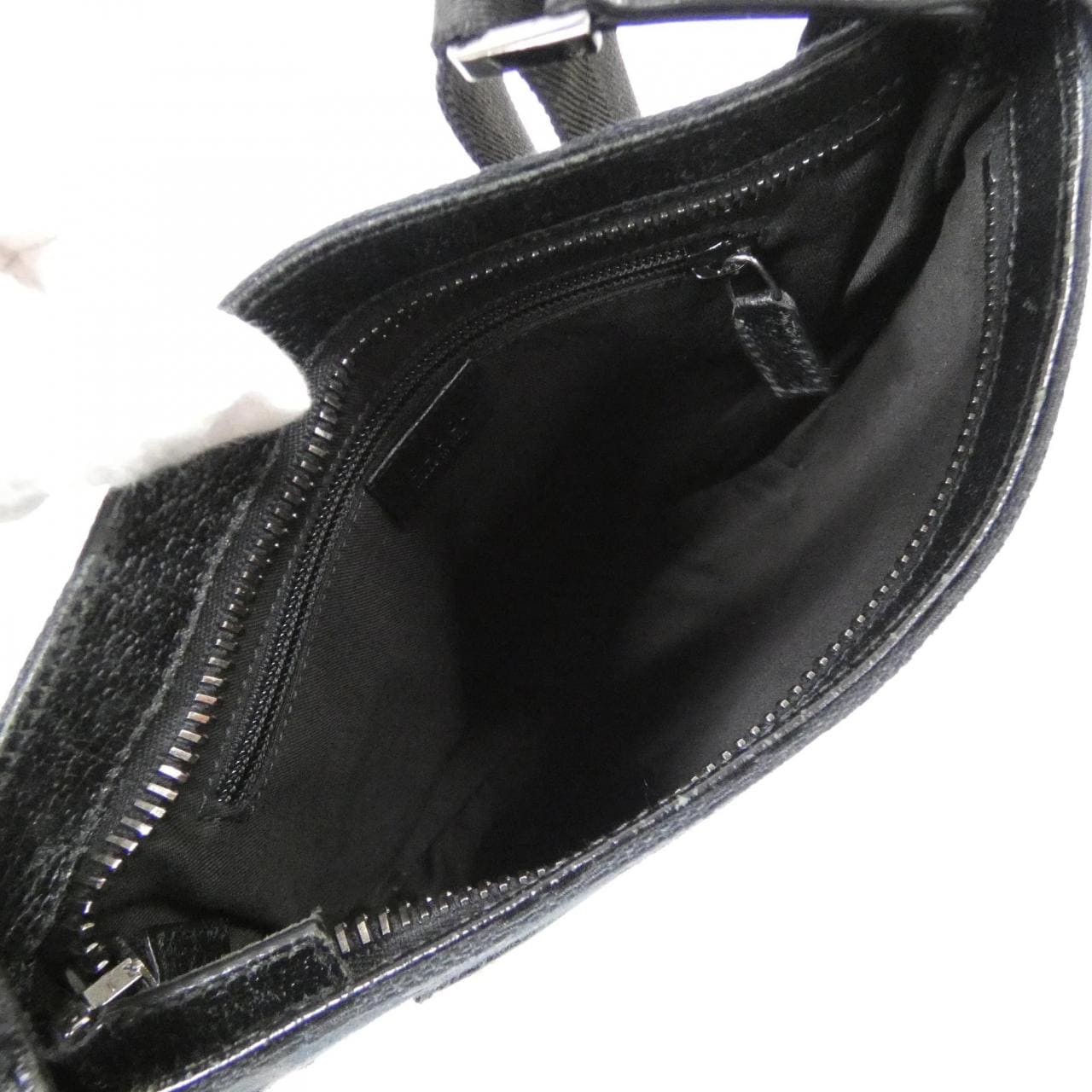 GUCCI 122793 Shoulder Bag Canvas 黑色 帆布 中古品B - 縮圖 10