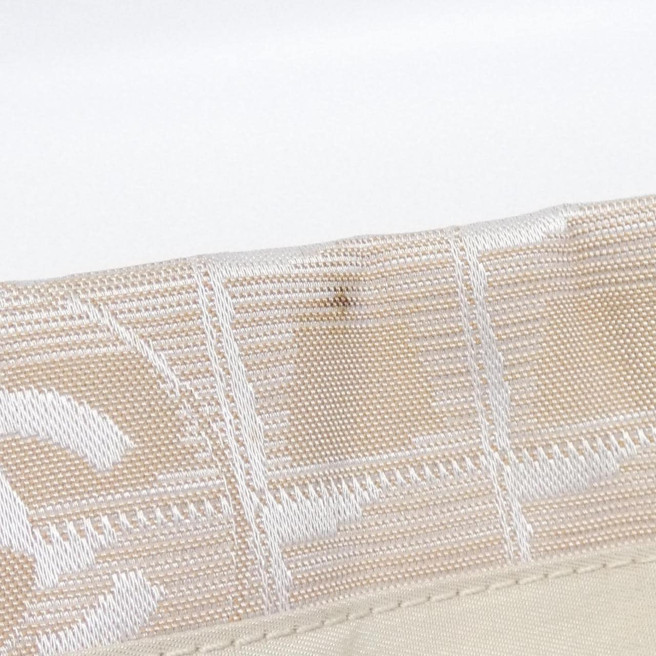 CHANEL Deauville 15991 Bag Nylon 米色 尼龍 中古品B - 縮圖 8