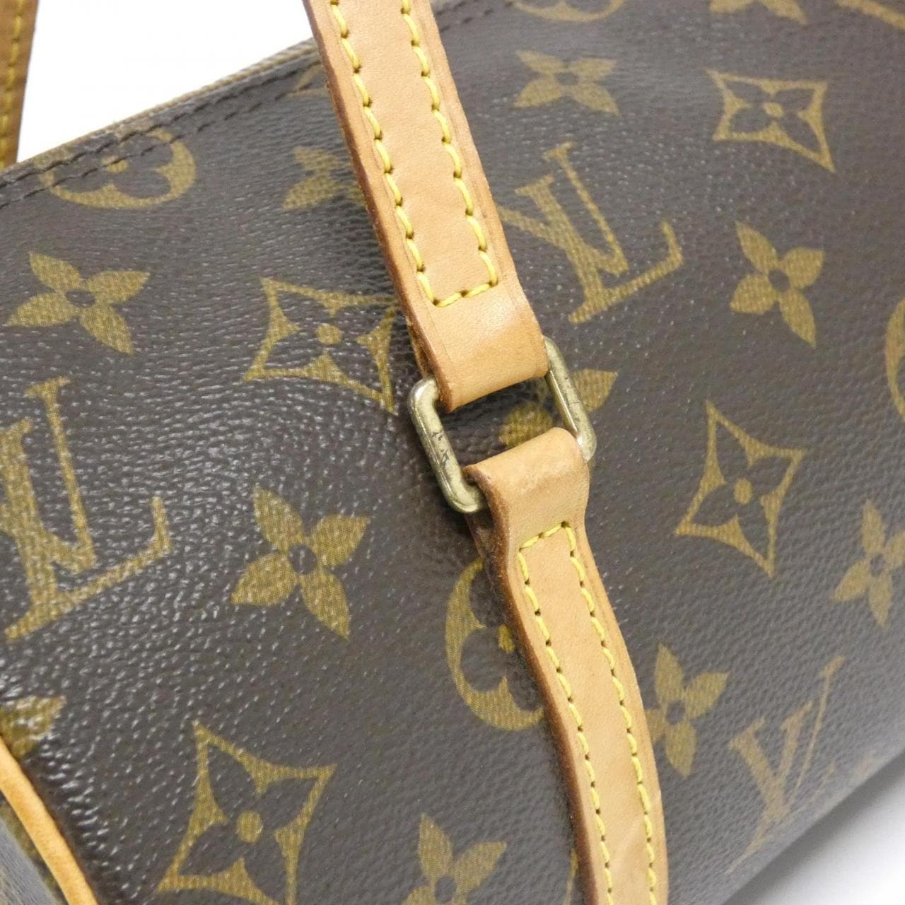 LOUIS VUITTON Papillon M51386 Handbag Monogram Black Monogram Rank B - Thumbnail 4