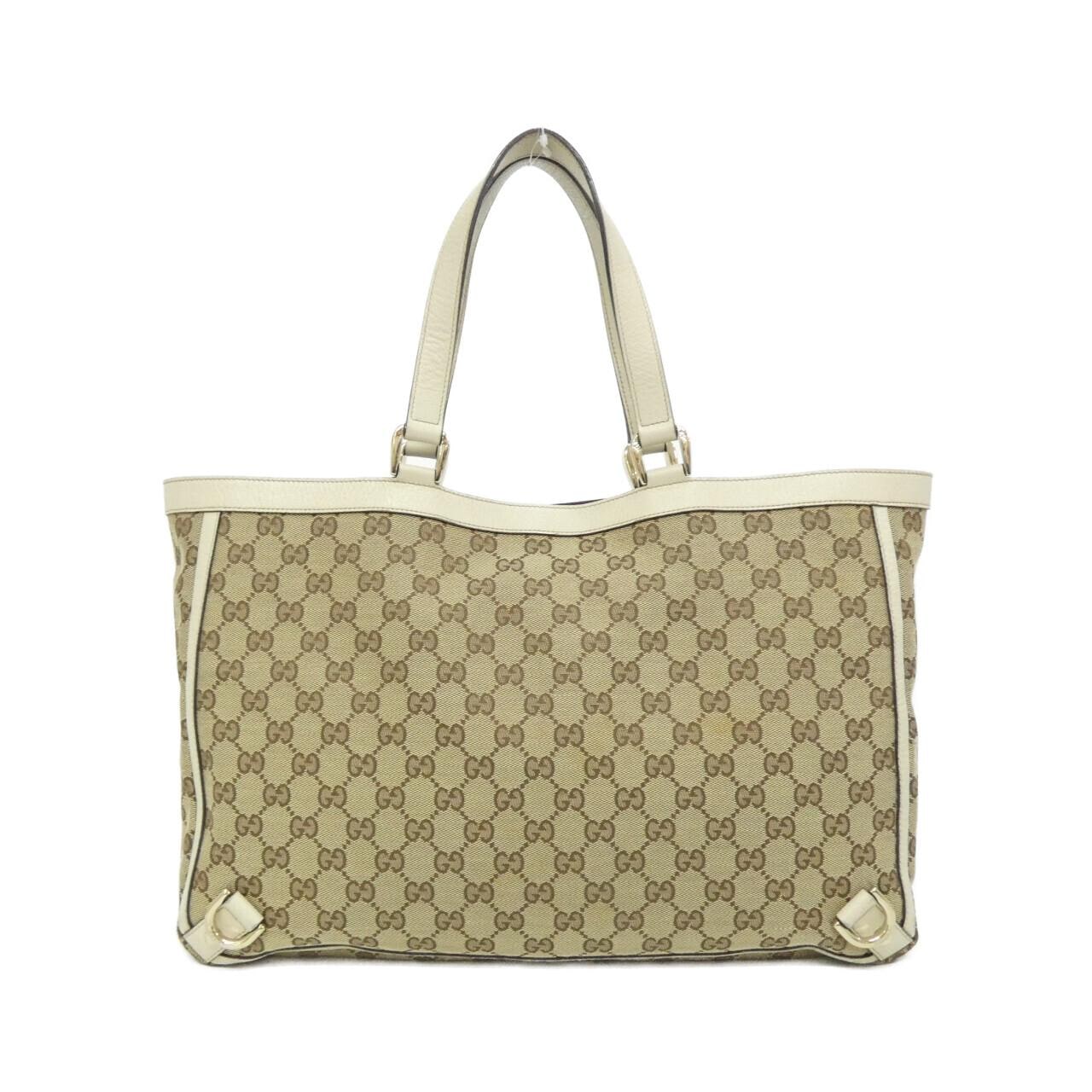 GUCCI 141472 Bag Canvas 米色 帆布 中古品B - 縮圖 2