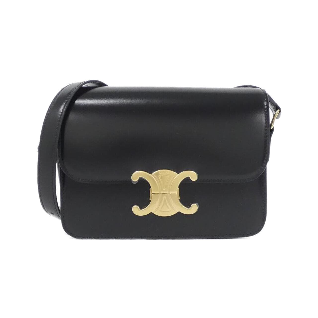 CELINE Triomphe 188423BF4 Shoulder Bag Black
