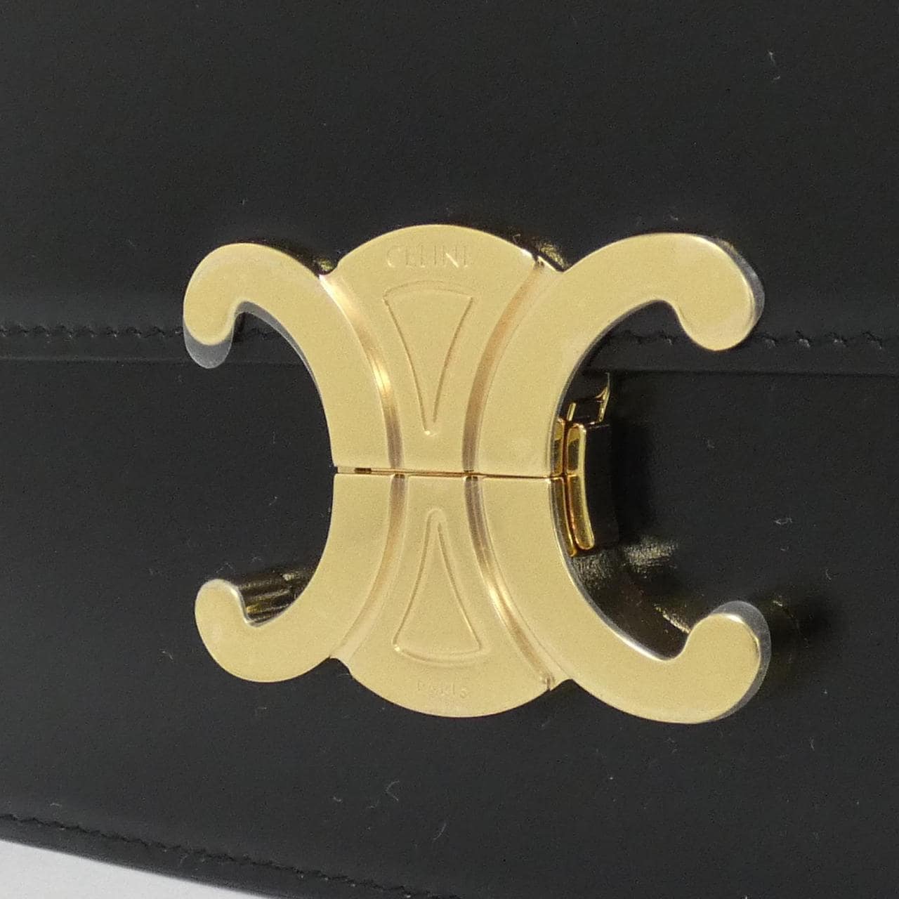 CELINE Triomphe 188423BF4 Shoulder Bag 黑色 新品 - 縮圖 4