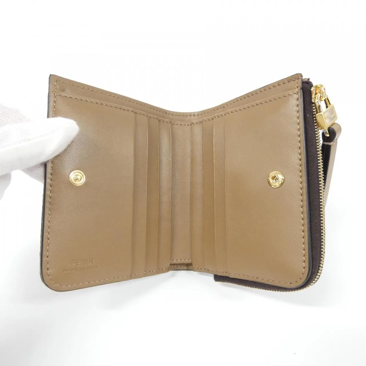 FENDI 8M0519 A98P Wallet Canvas Canvas New - Thumbnail 3