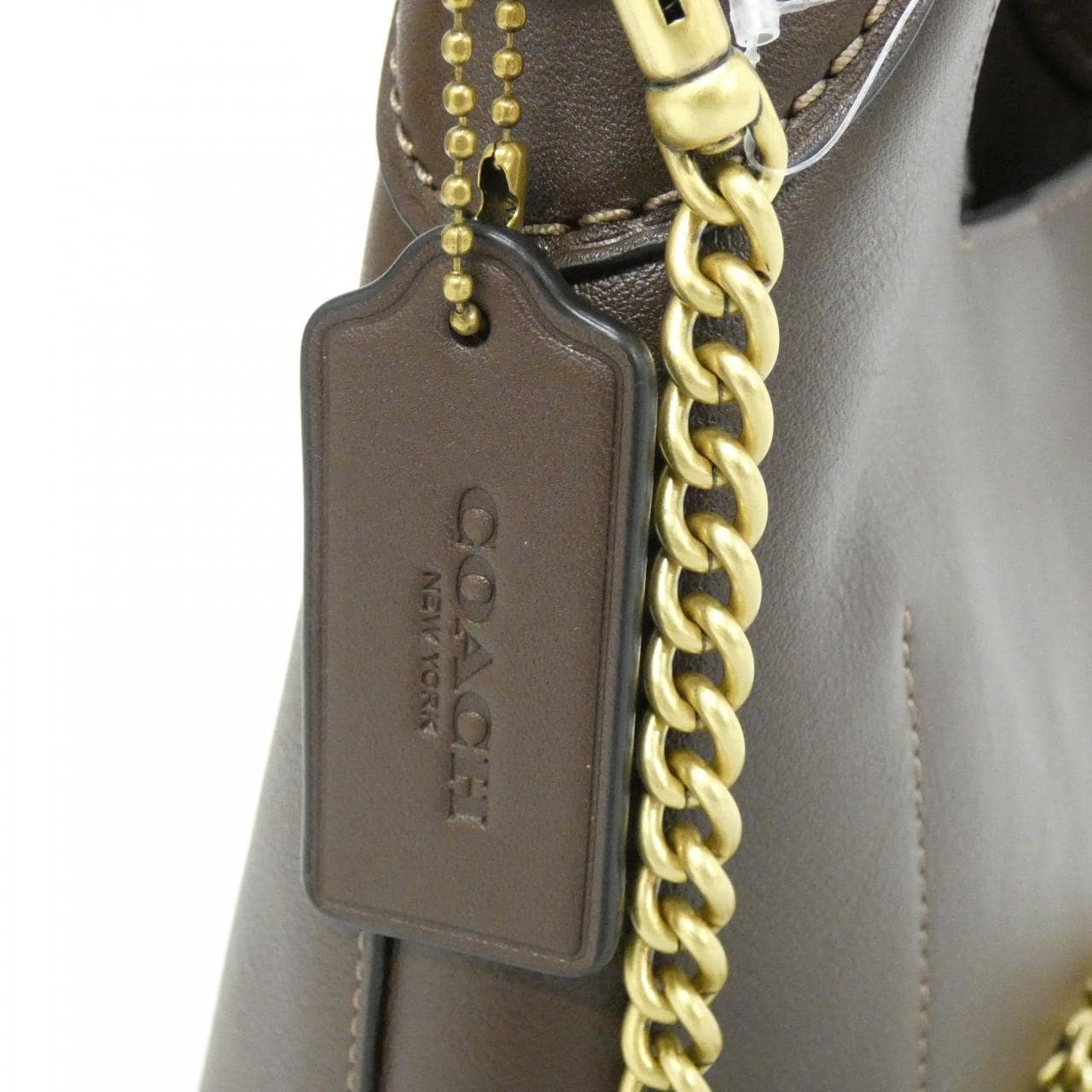 COACH CW614 Bag Leather 黑色 皮革 新品 - 縮圖 4