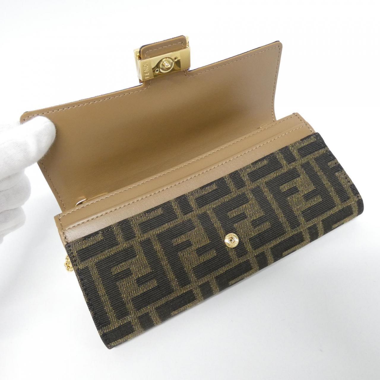 FENDI Baguette 8M0365 A98P 銀包 帆布 5