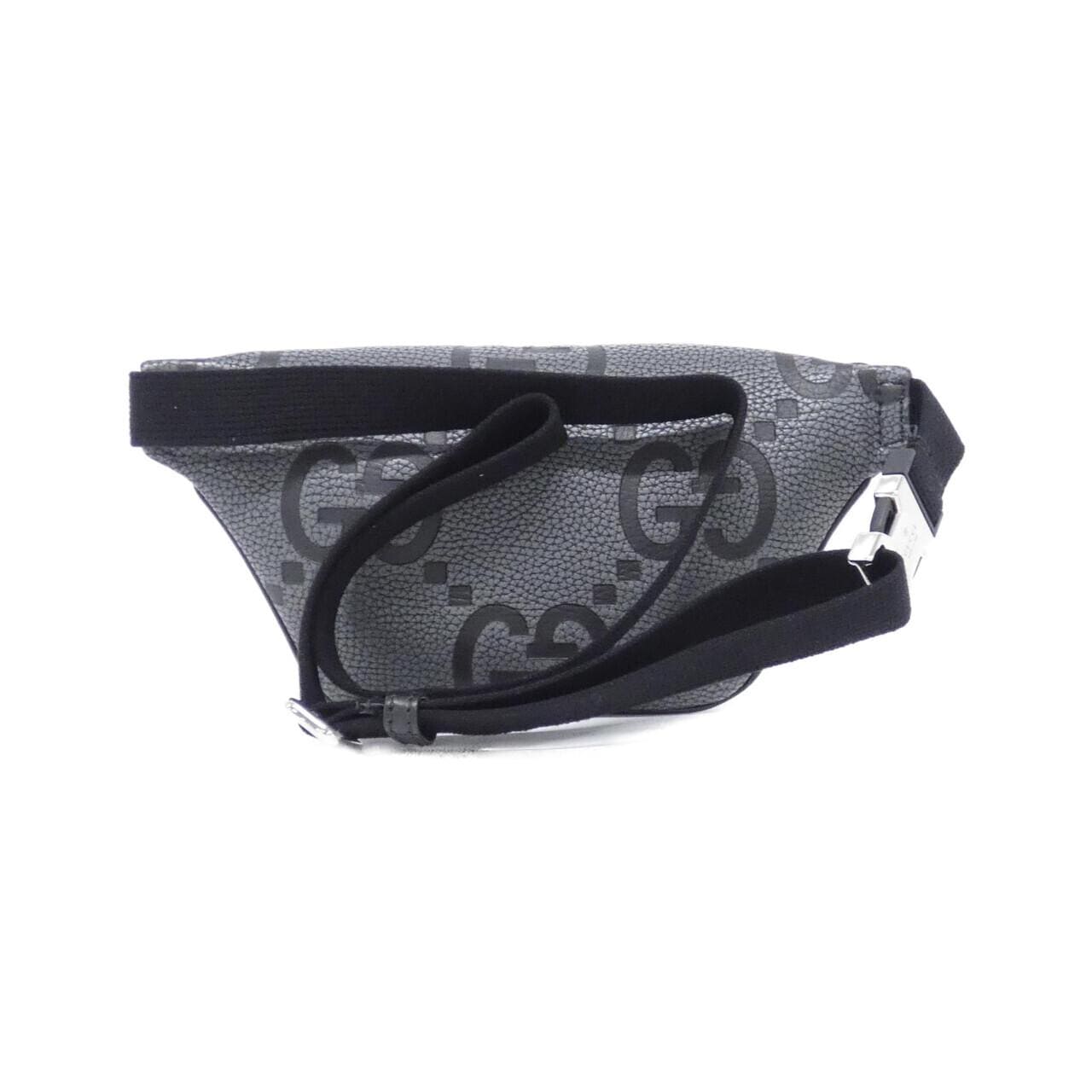 GUCCI 658582 AAEB9 Belt Bag Leather 黑色 皮革 新品 - 縮圖 2