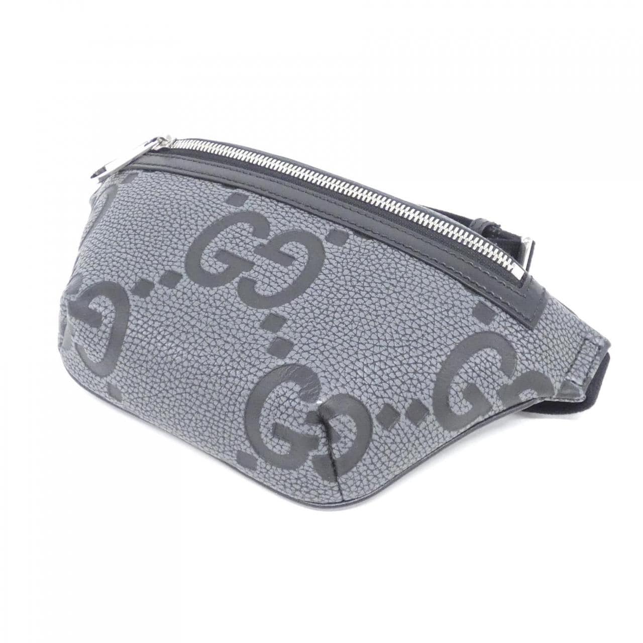 GUCCI 658582 AAEB9 Belt Bag Leather 黑色 皮革 新品 - 縮圖 3