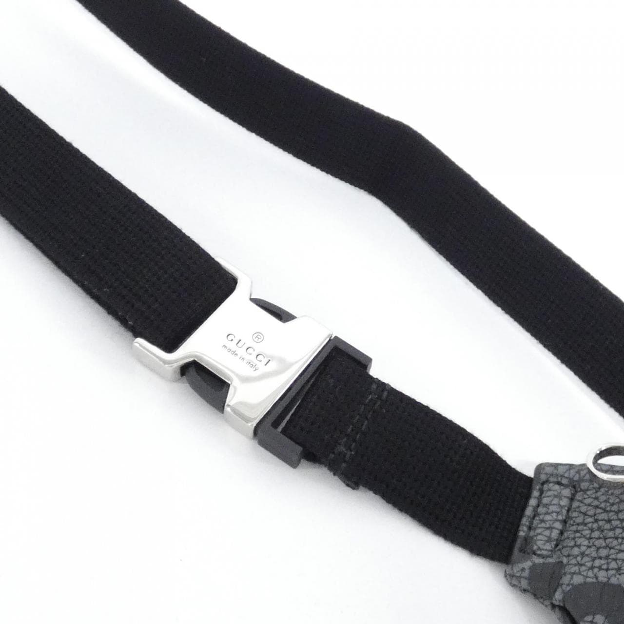 GUCCI 658582 AAEB9 Belt Bag Leather 黑色 皮革 新品 - 縮圖 4